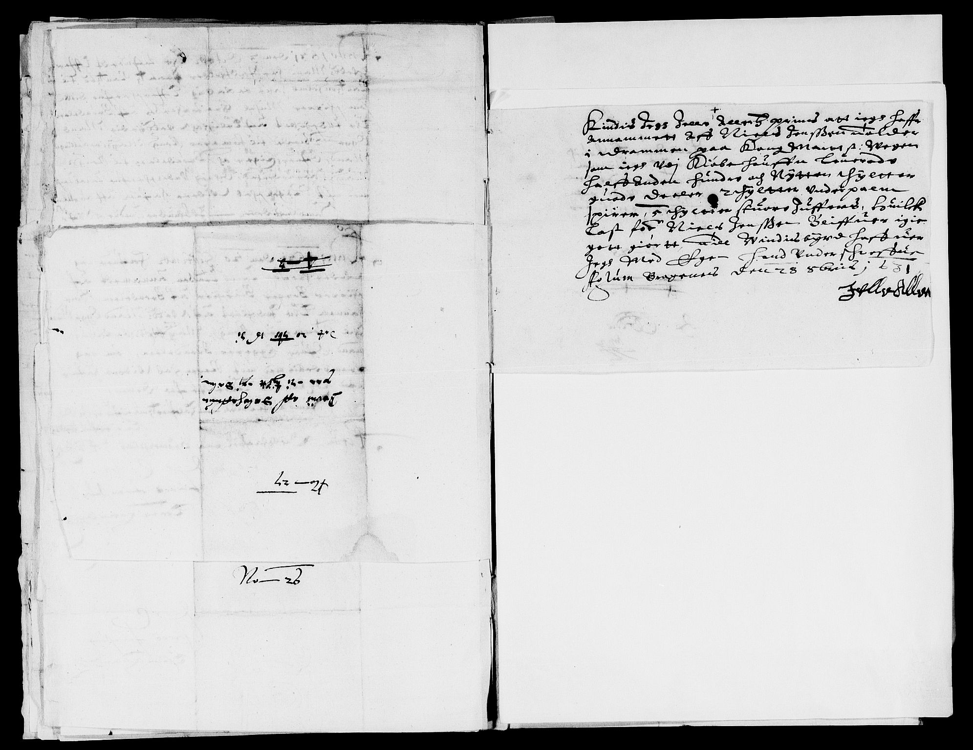 Rentekammeret inntil 1814, Reviderte regnskaper, Lensregnskaper, AV/RA-EA-5023/R/Rb/Rbl/L0004: Brunla len med Eiker len 1626-37, 1630-1633