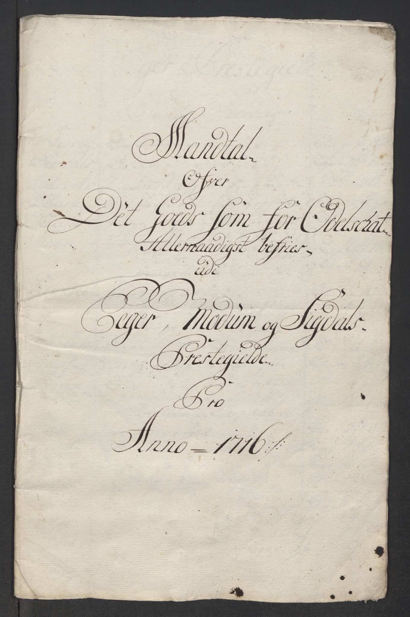 Rentekammeret inntil 1814, Reviderte regnskaper, Fogderegnskap, RA/EA-4092/R31/L1710: Fogderegnskap Hurum, Røyken, Eiker, Lier og Buskerud, 1715-1716, s. 440