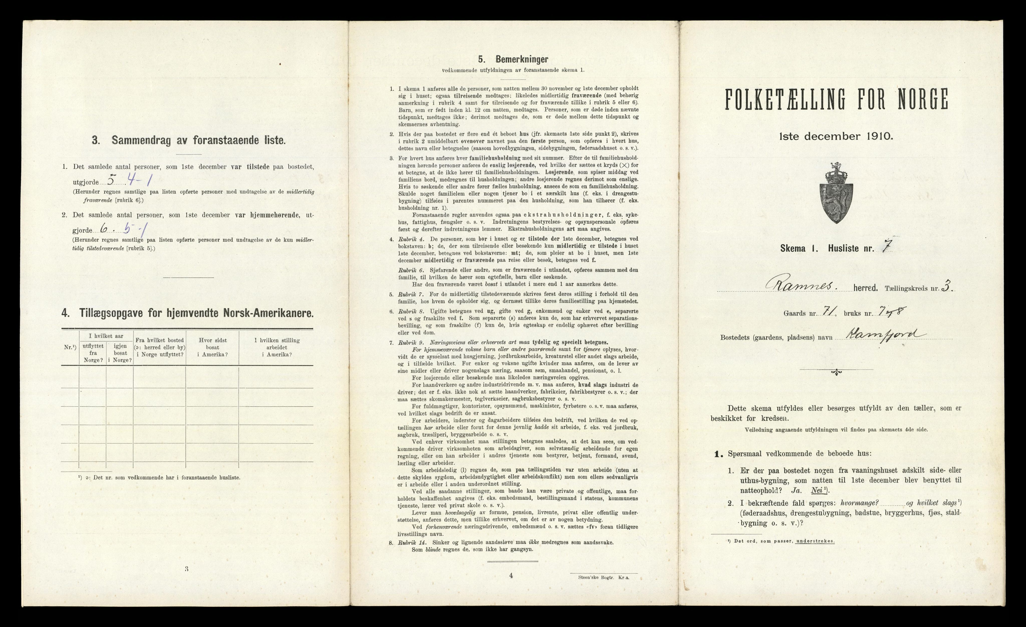 RA, Folketelling 1910 for 0718 Ramnes herred, 1910, s. 412