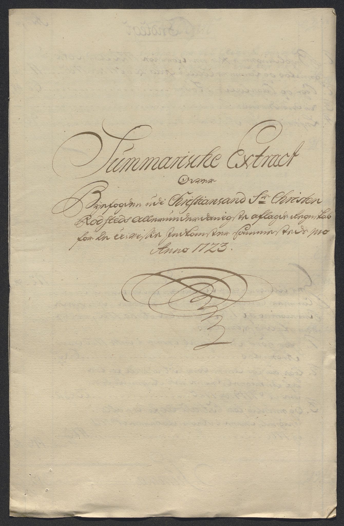 Rentekammeret inntil 1814, Reviderte regnskaper, Byregnskaper, AV/RA-EA-4066/R/Rm/L0286: [M19] Sikt og sakefall, 1719-1727, s. 418