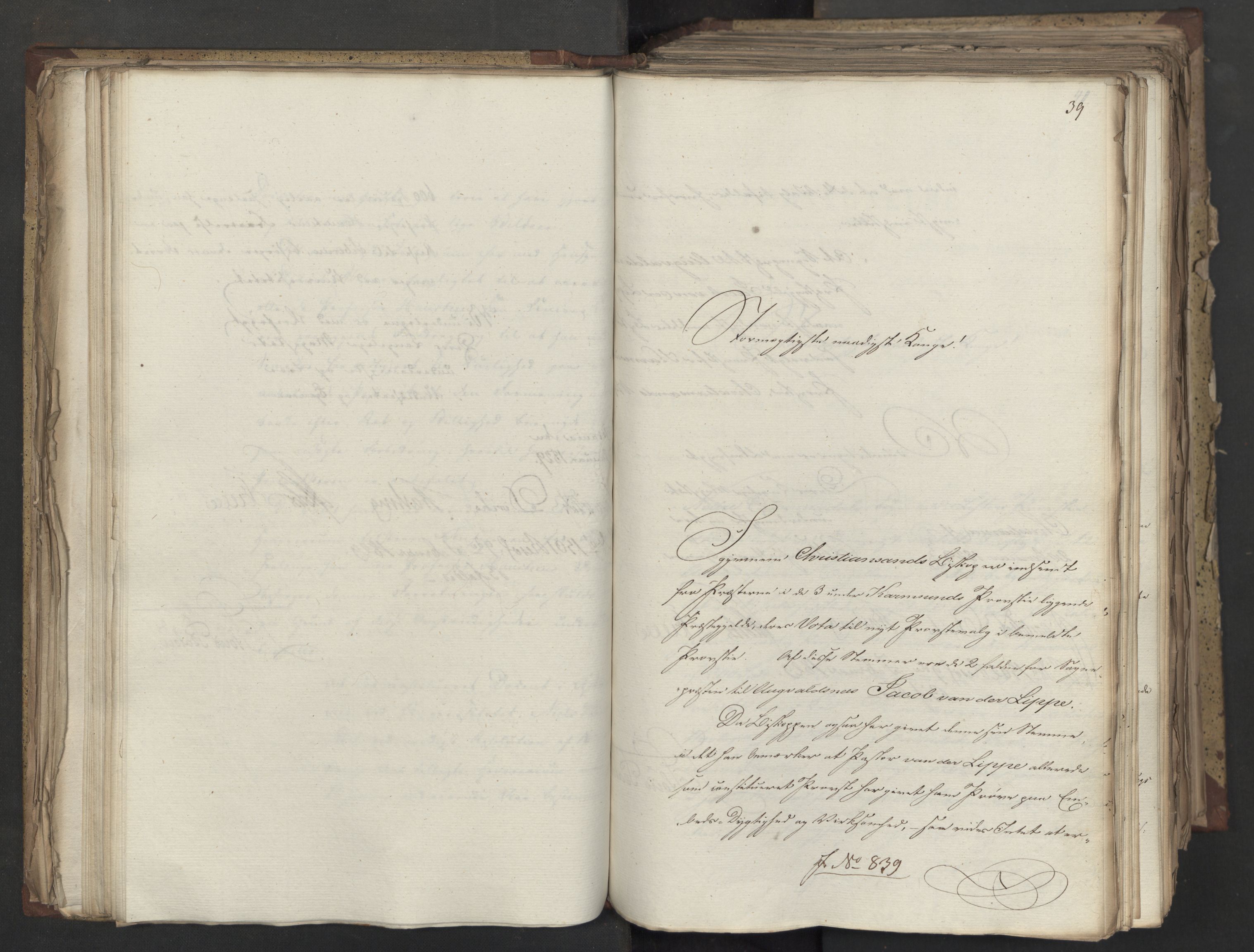 Statsrådsavdelingen i Stockholm, AV/RA-S-1003/D/Da/L0058: Regjeringsinnstillinger nr. 808-1073, 1829, s. 129