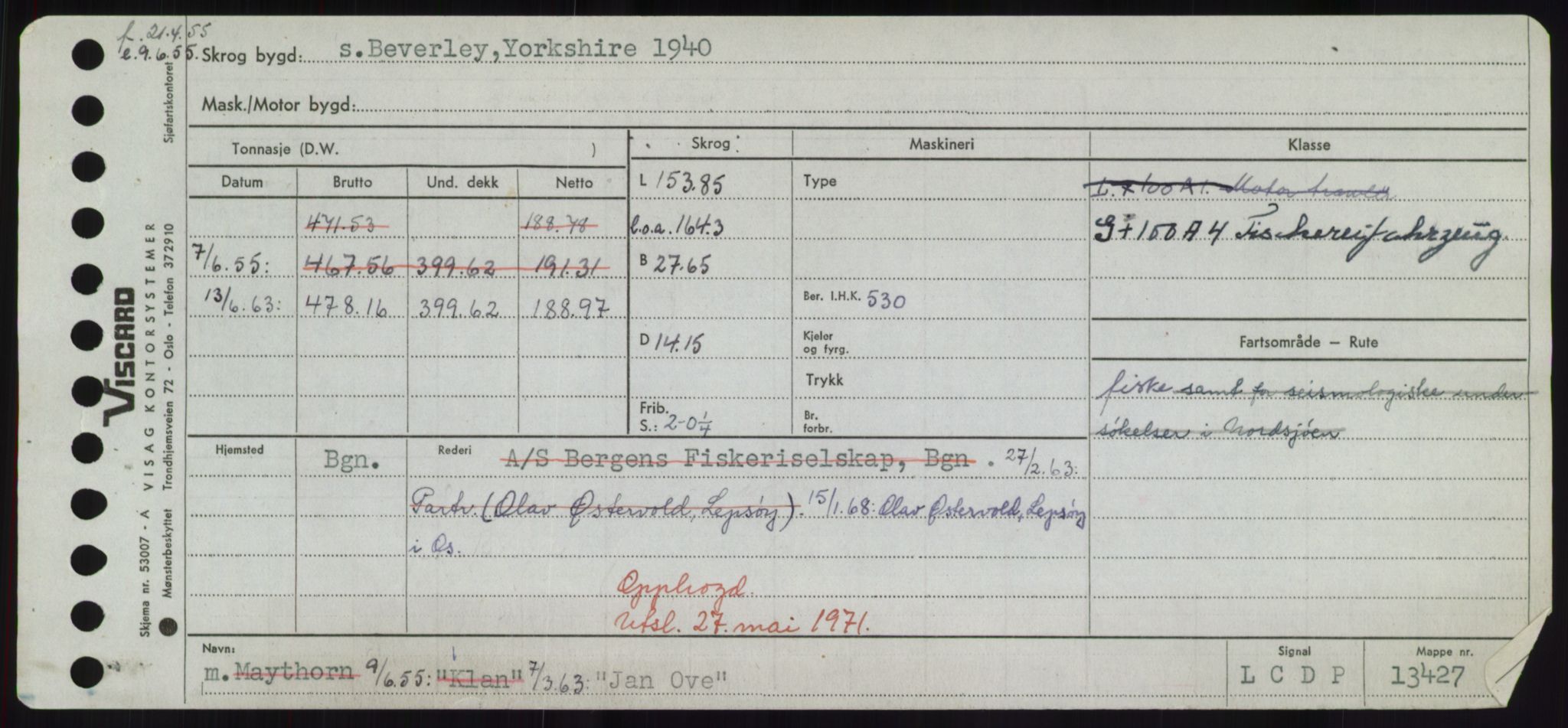 Sjøfartsdirektoratet med forløpere, Skipsmålingen, RA/S-1627/H/Hd/L0019: Fartøy, J, s. 119