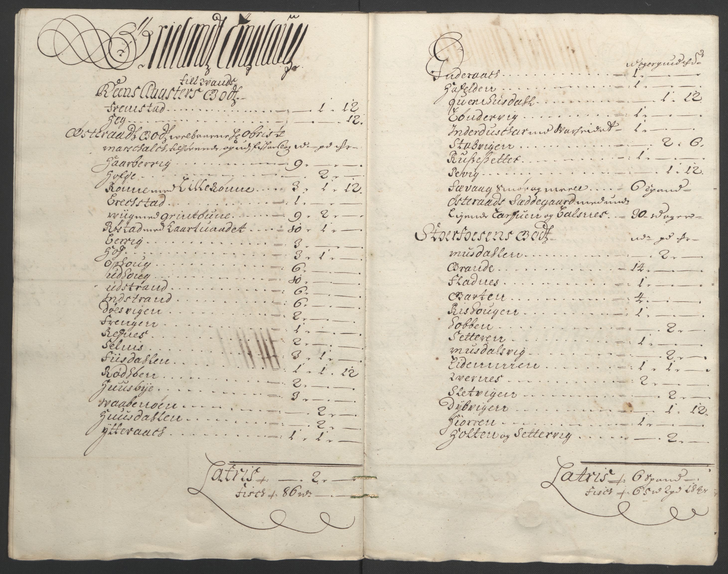 Rentekammeret inntil 1814, Reviderte regnskaper, Fogderegnskap, AV/RA-EA-4092/R57/L3849: Fogderegnskap Fosen, 1692-1693, s. 523