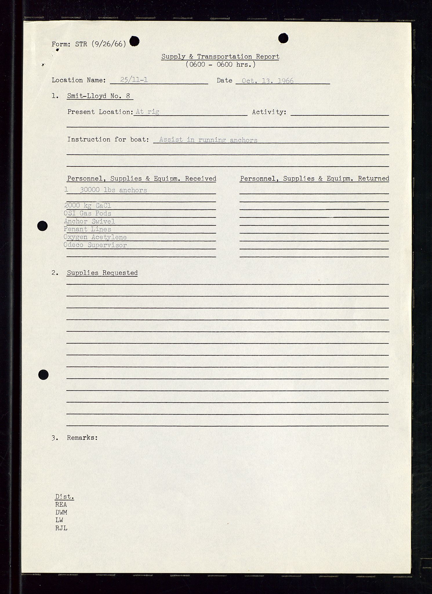 Pa 1512 - Esso Exploration and Production Norway Inc., AV/SAST-A-101917/E/Ea/L0012: Well 25/11-1 og Well 25/10-3, 1966-1967, s. 304