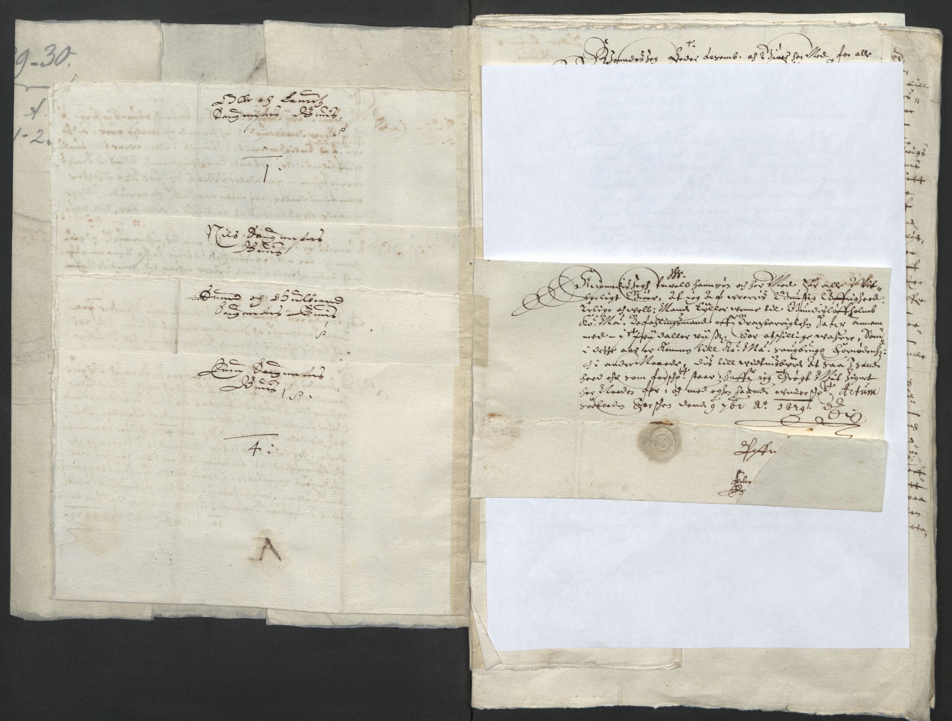 Rentekammeret inntil 1814, Reviderte regnskaper, Lensregnskaper, AV/RA-EA-5023/R/Rb/Rbp/L0013: Bratsberg len, 1628-1630