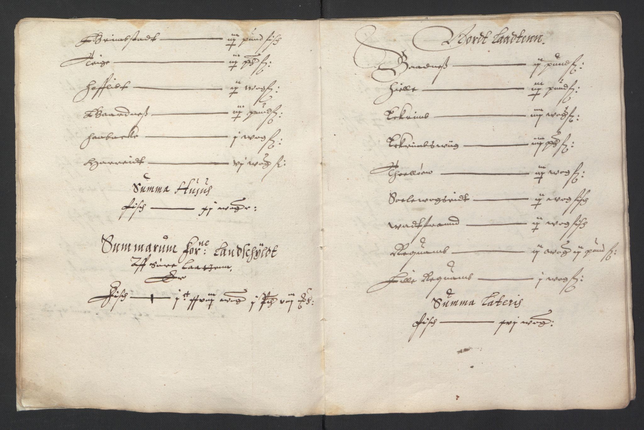 Stattholderembetet 1572-1771, AV/RA-EA-2870/Ek/L0007/0001: Jordebøker til utlikning av rosstjeneste 1624-1626: / Adelsjordebøker, 1624-1625, s. 345