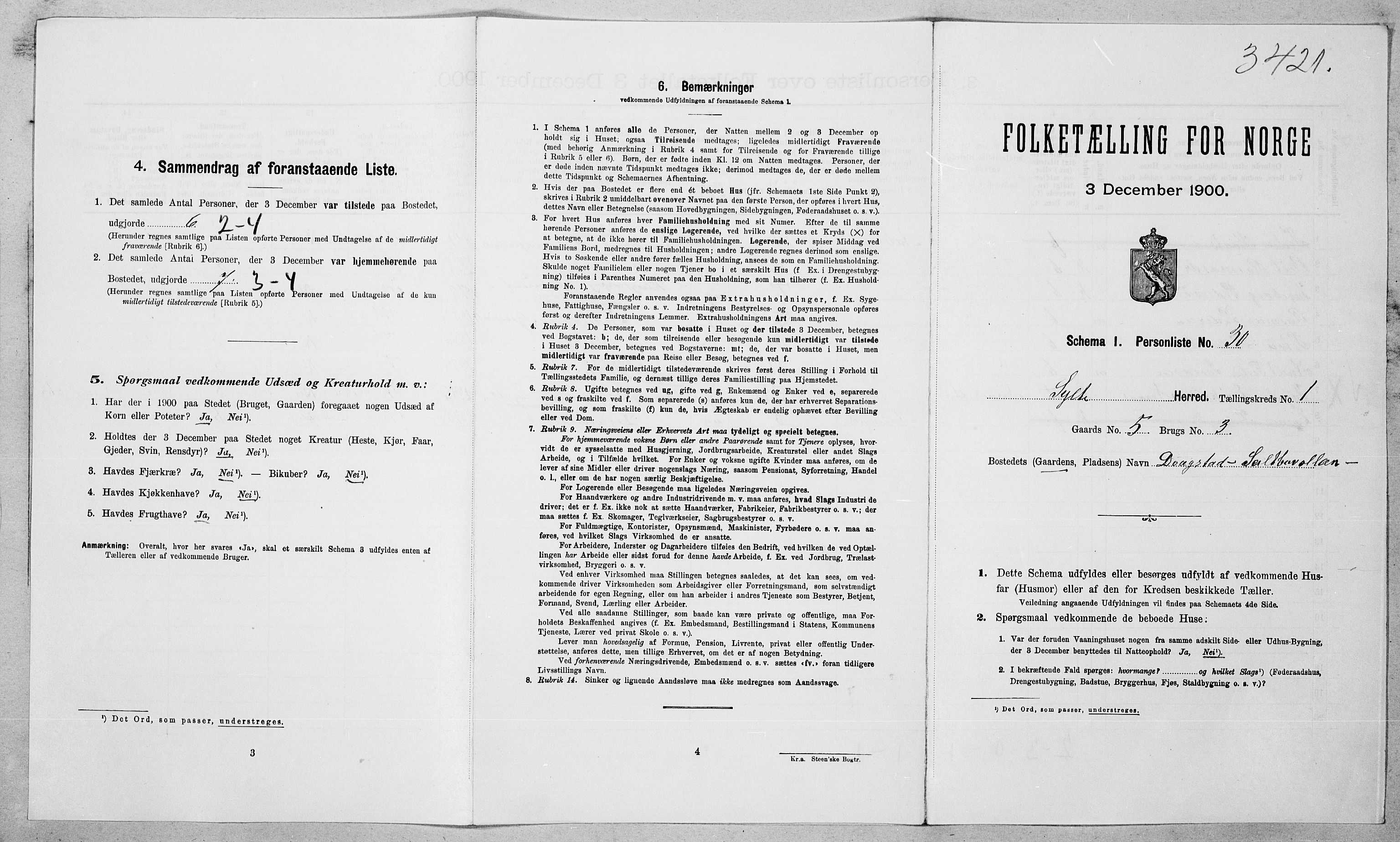 SAT, Folketelling 1900 for 1536 Sylte herred, 1900, s. 92