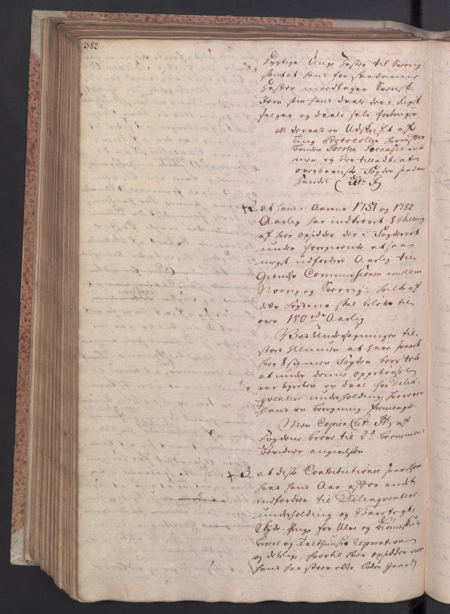 Rentekammeret, Kammerkanselliet, AV/RA-EA-3111/G/Gh/Gha/L0032: Norsk ekstraktmemorialprotokoll (merket RK 53.77), 1753-1755, s. 382
