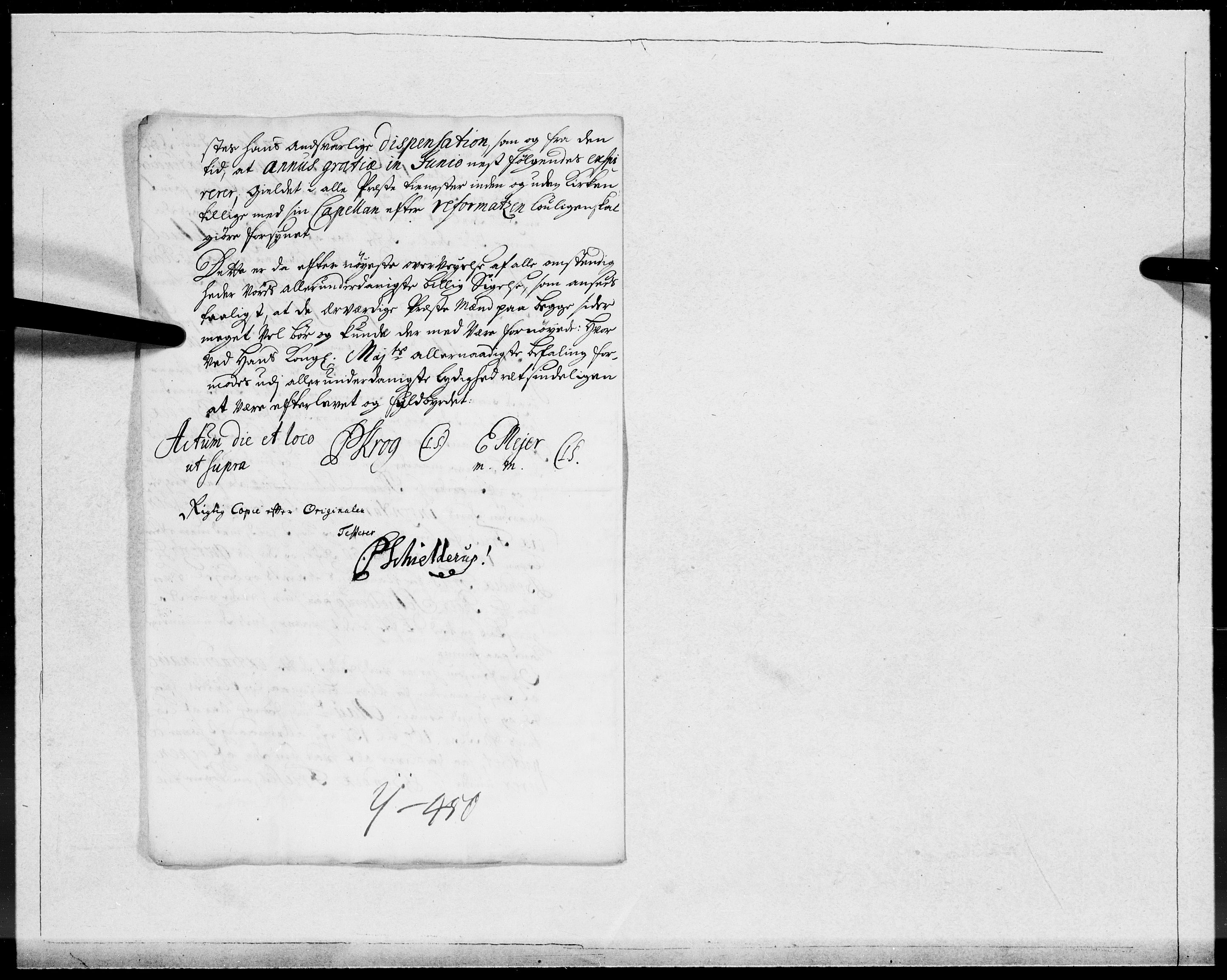 Danske Kanselli 1572-1799, AV/RA-EA-3023/F/Fc/Fcc/Fcca/L0064: Norske innlegg 1572-1799, 1707, s. 21