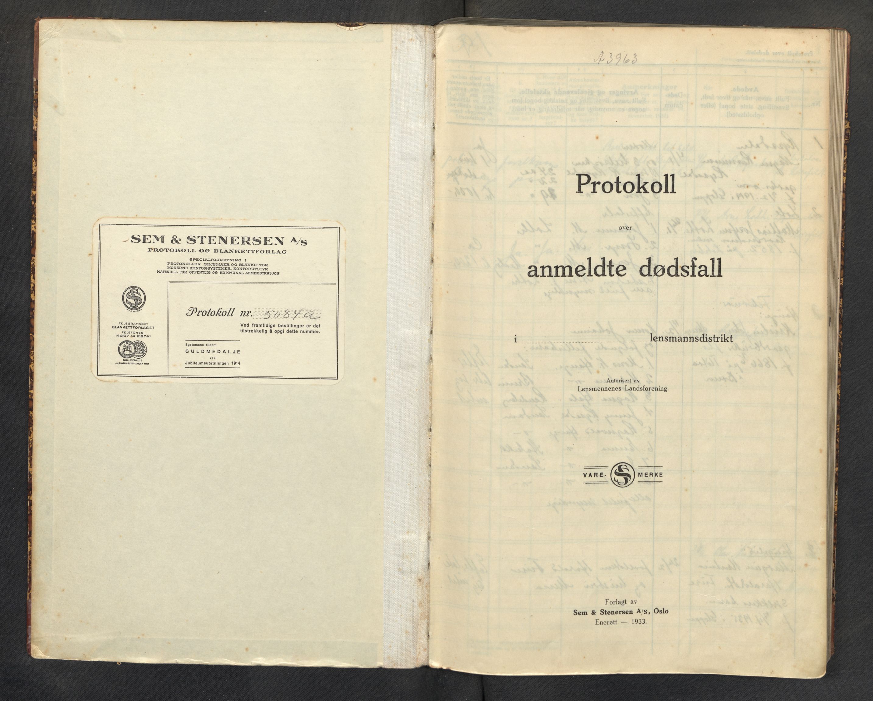 Lensmannen i Gloppen og Breim, AV/SAB-A-27801/0006/L0004: Dødsfallprotokoll, Gloppen, 1936-1948