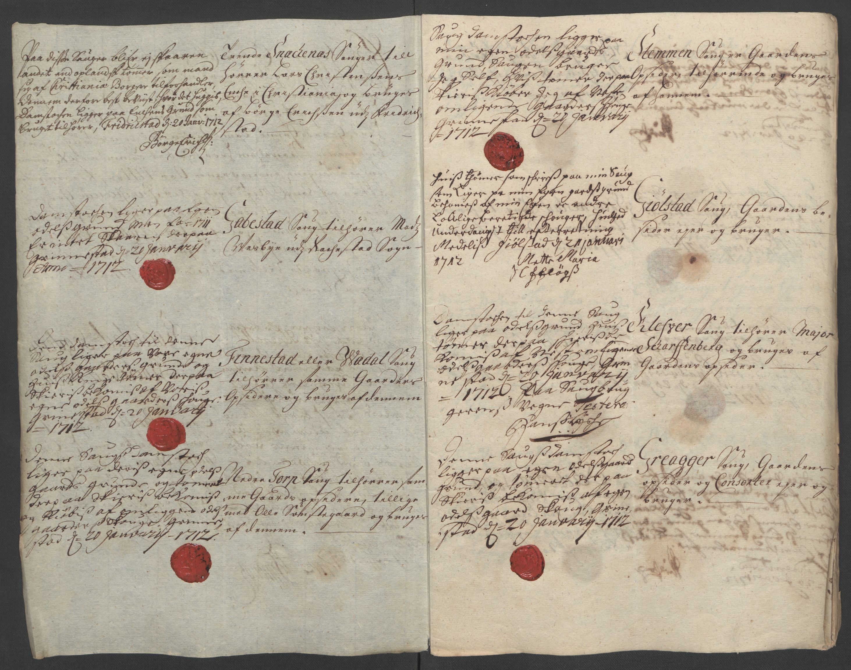 Rentekammeret inntil 1814, Reviderte regnskaper, Fogderegnskap, RA/EA-4092/R07/L0303: Fogderegnskap Rakkestad, Heggen og Frøland, 1711, s. 236