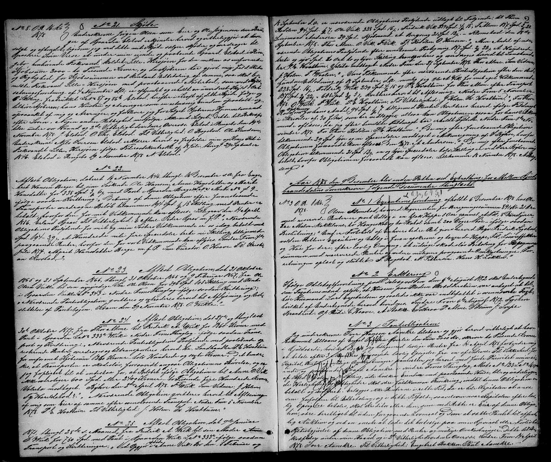 Mellom-Gudbrandsdal sorenskriveri, SAH/TING-038/H/Hb/L0007: Pantebok nr. 7, 1878-1883, s. 2