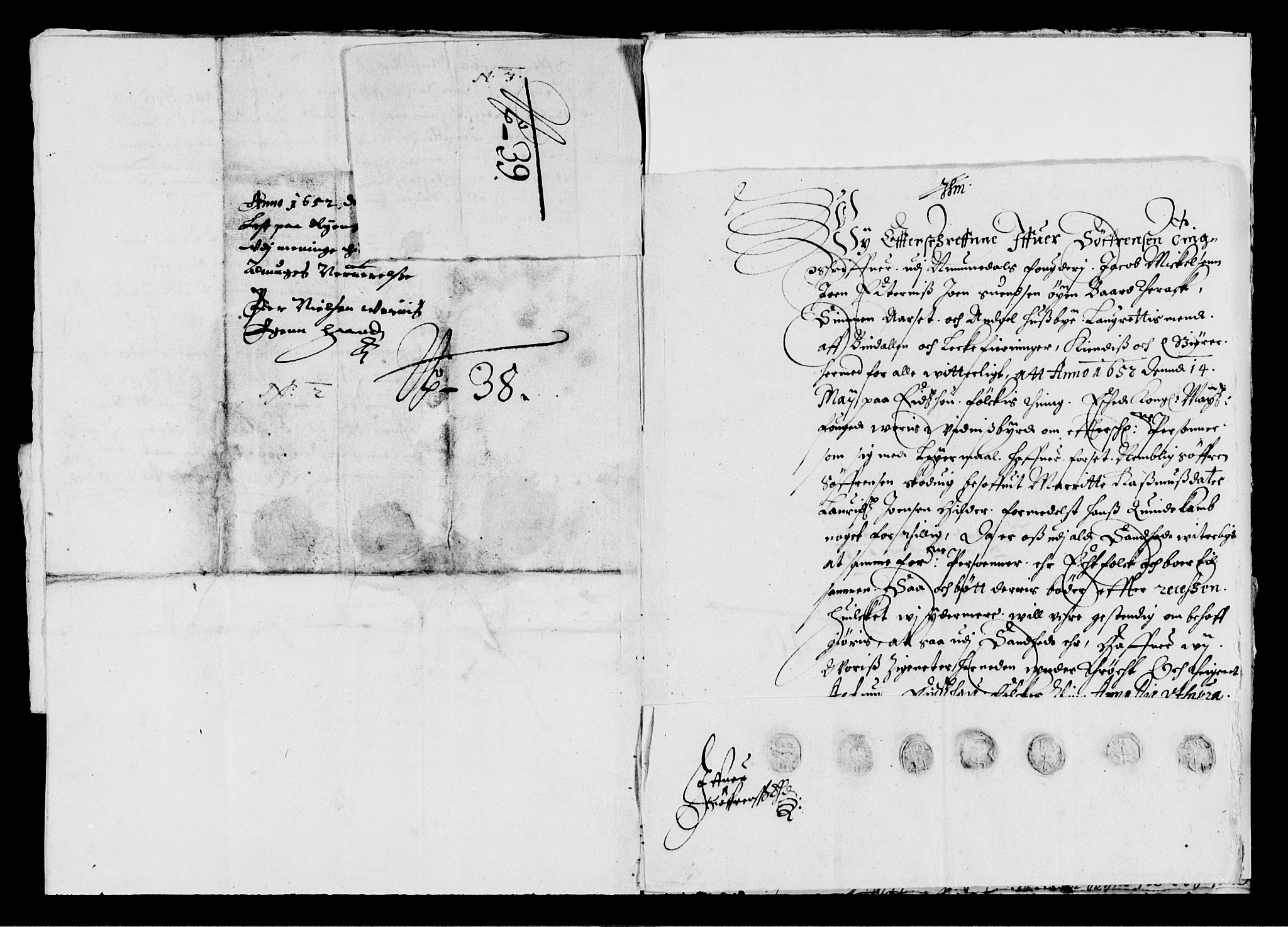 Rentekammeret inntil 1814, Reviderte regnskaper, Lensregnskaper, AV/RA-EA-5023/R/Rb/Rbw/L0108: Trondheim len, 1652-1653