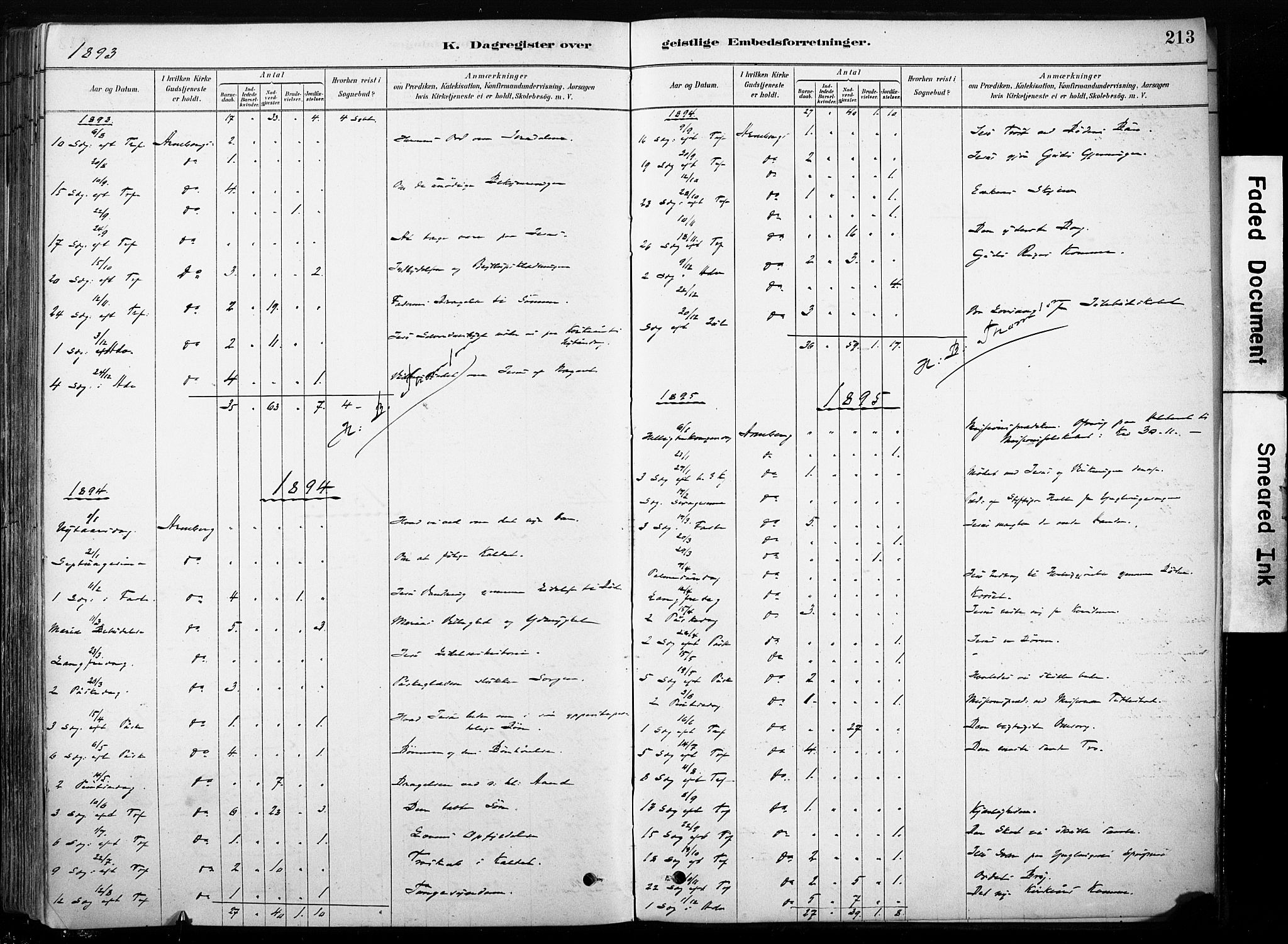 Hof prestekontor, AV/SAH-PREST-038/H/Ha/Haa/L0011: Ministerialbok nr. 11, 1879-1911, s. 213