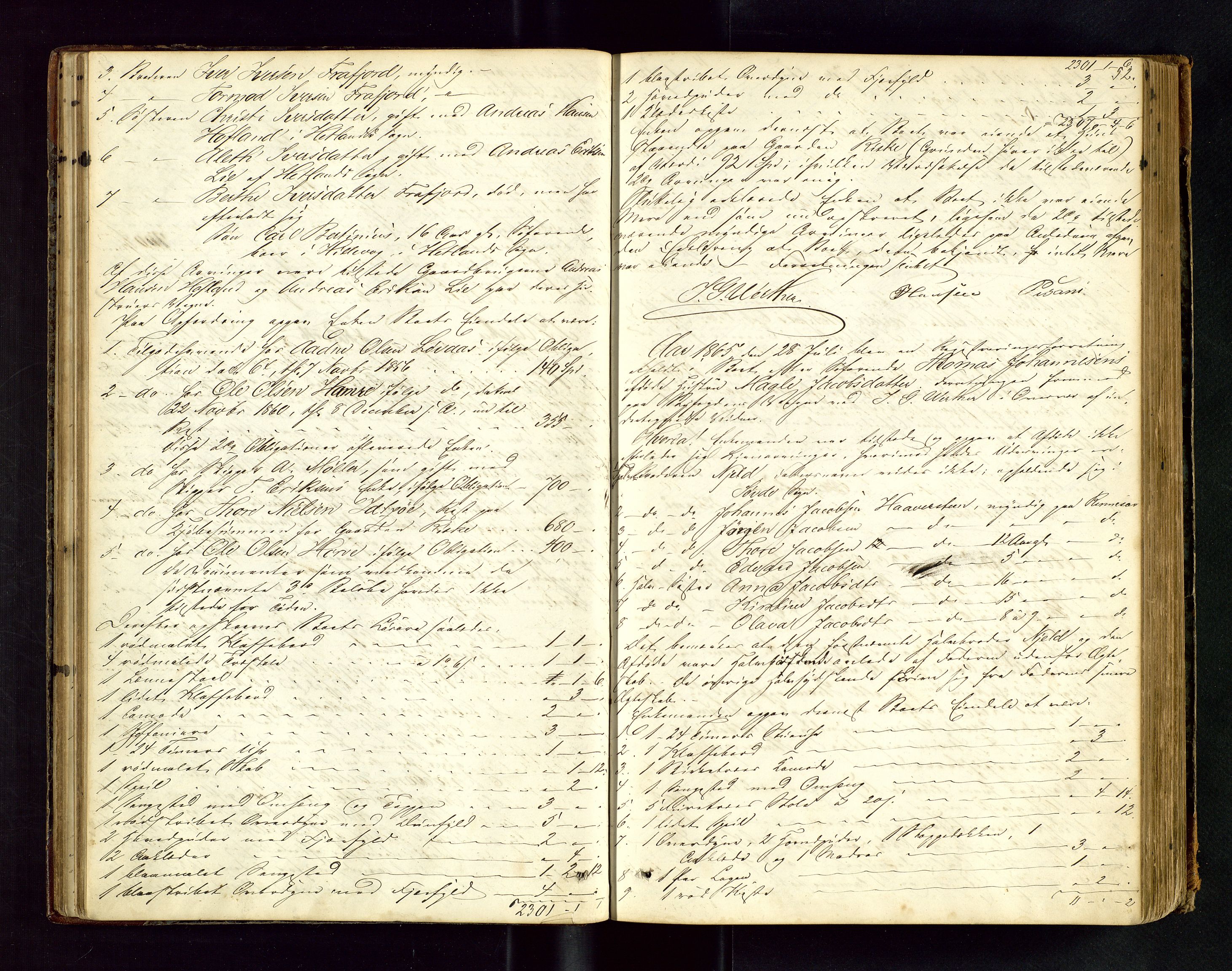 Stavanger byfogd, AV/SAST-A-101408/001/5/50/503BA/L0003: Registreringsprotokoll, 1864-1882, s. 52