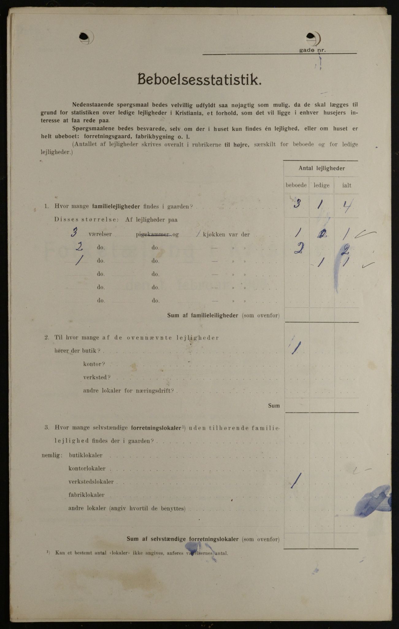 OBA, Kommunal folketelling 1.2.1908 for Kristiania kjøpstad, 1908, s. 30862