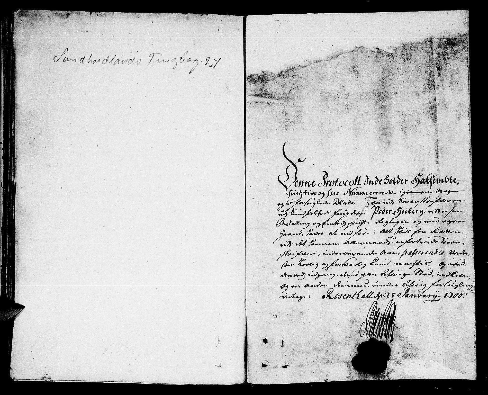 Sunnhordland sorenskrivar, SAB/A-2401/1/F/Faa/L0024: Tingbøker, 1700