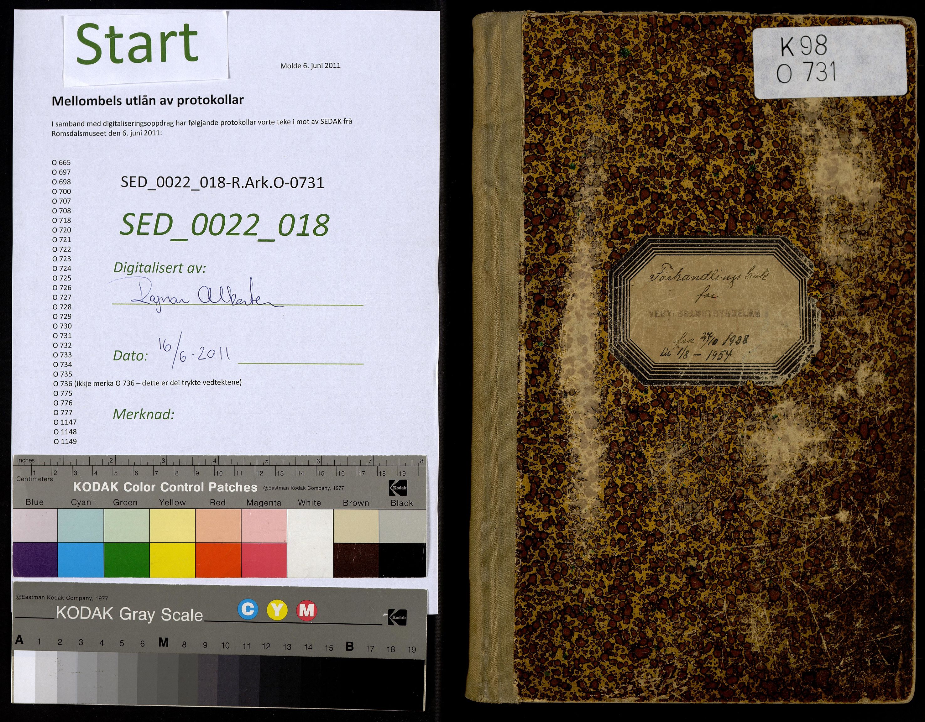 Veøy Branntrygdelag, ROMS/R.Ark.1005/A/L0004: Forhandlingsbok for styret, 1938-1954