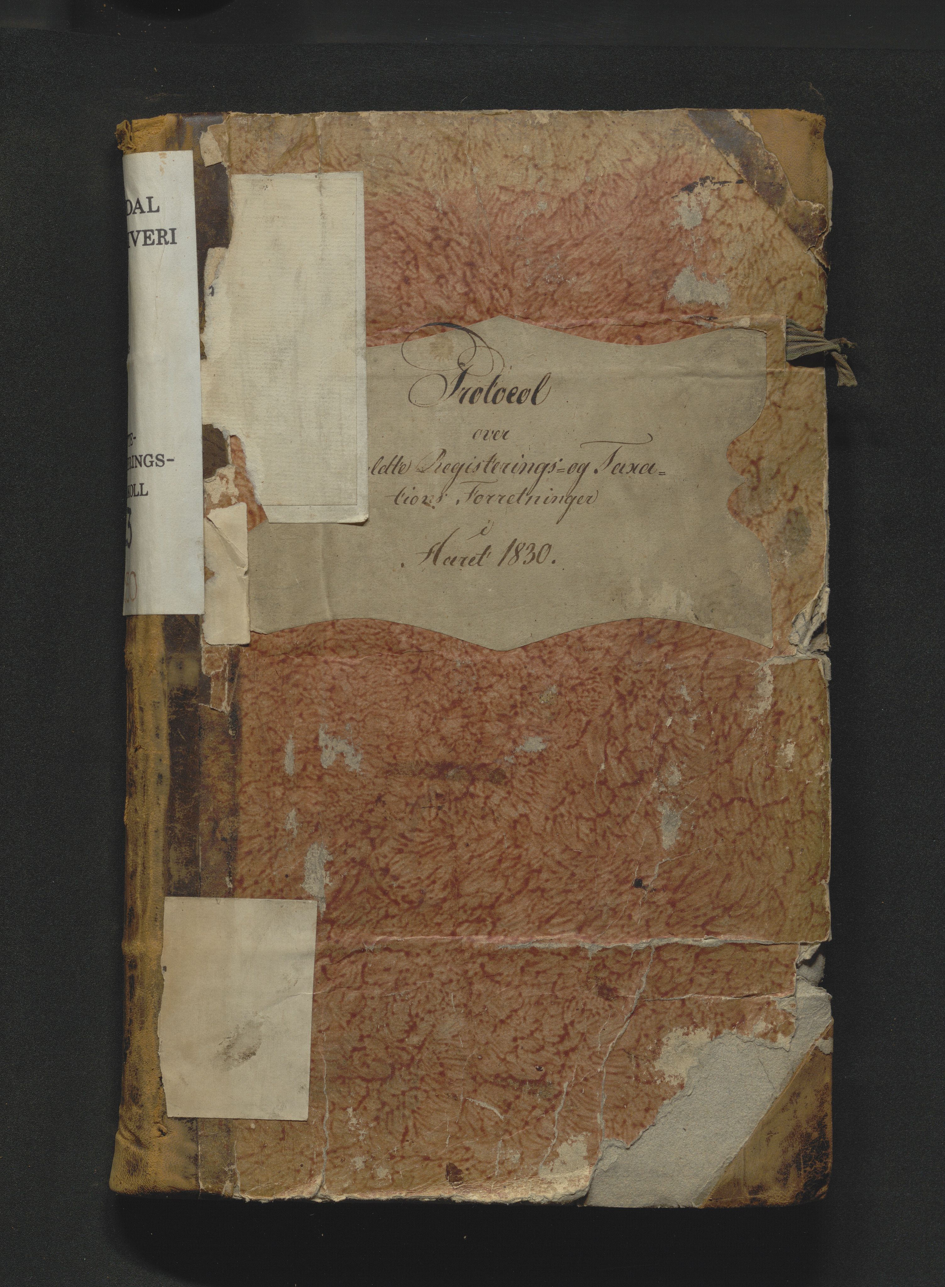 Hallingdal sorenskriveri, AV/SAKO-A-121/H/Hb/Hbb/Hbba/L0003: Skifteregistreringsprotokoll, Sorenskriveriet, 1830