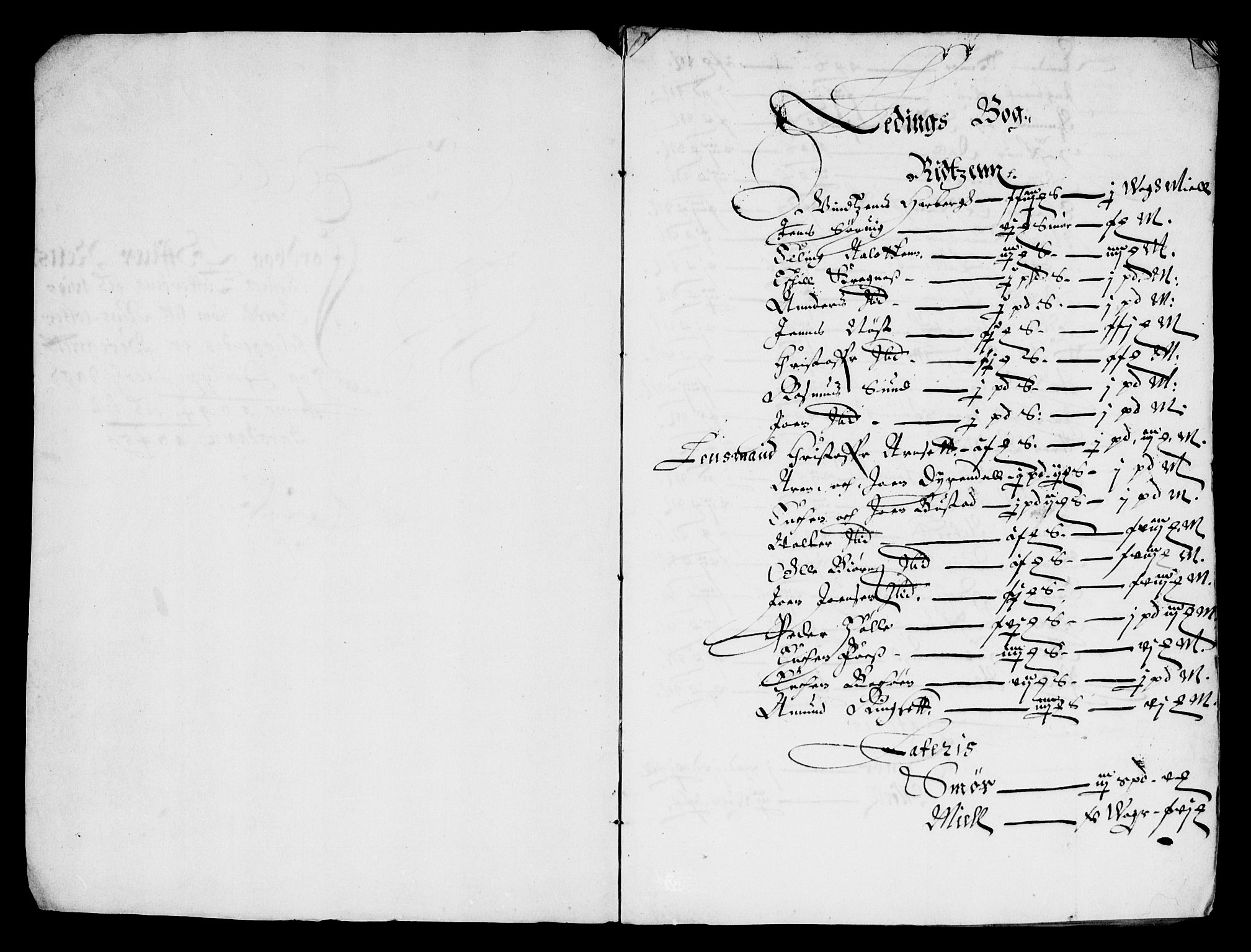 Rentekammeret inntil 1814, Reviderte regnskaper, Lensregnskaper, AV/RA-EA-5023/R/Rb/Rby/L0001: Reins kloster len; Bakke kloster len, 1564-1652