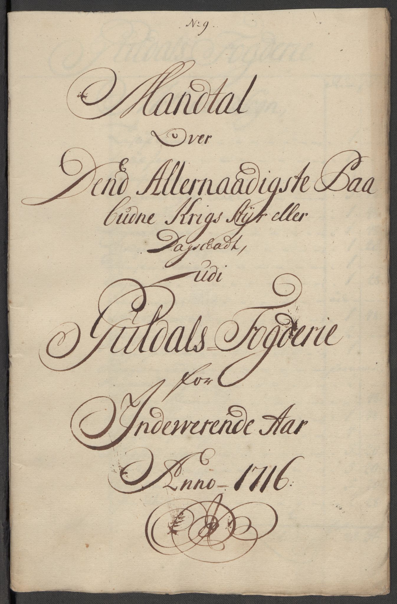 Rentekammeret inntil 1814, Reviderte regnskaper, Fogderegnskap, RA/EA-4092/R60/L3968: Fogderegnskap Orkdal og Gauldal, 1716, s. 28
