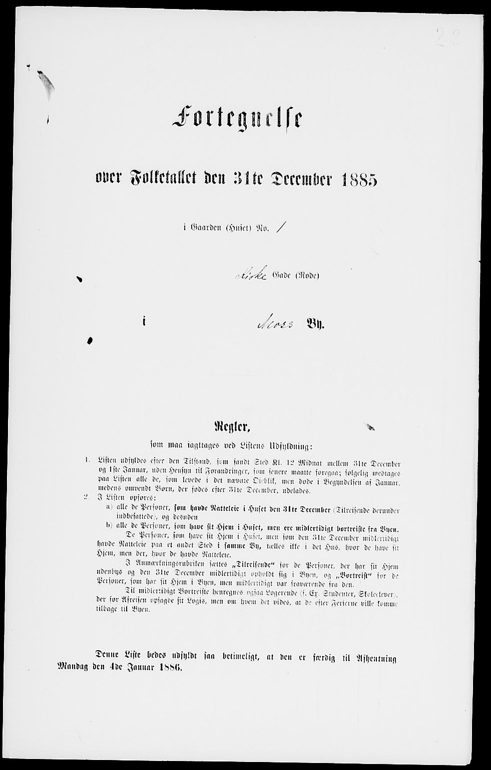 RA, Folketelling 1885 for 0104 Moss kjøpstad, 1885, s. 56
