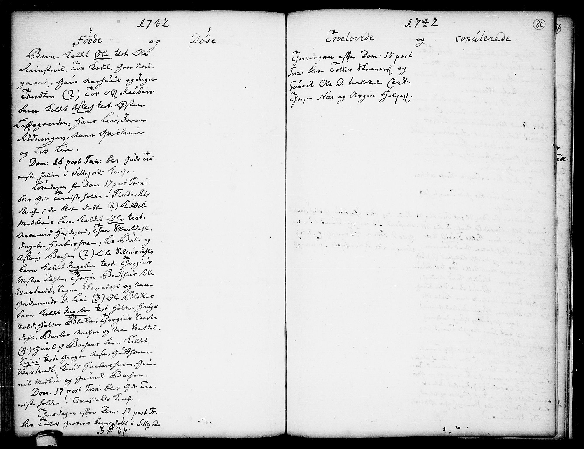 Seljord kirkebøker, SAKO/A-20/F/Fa/L0005: Ministerialbok nr. I 5, 1737-1743, s. 80