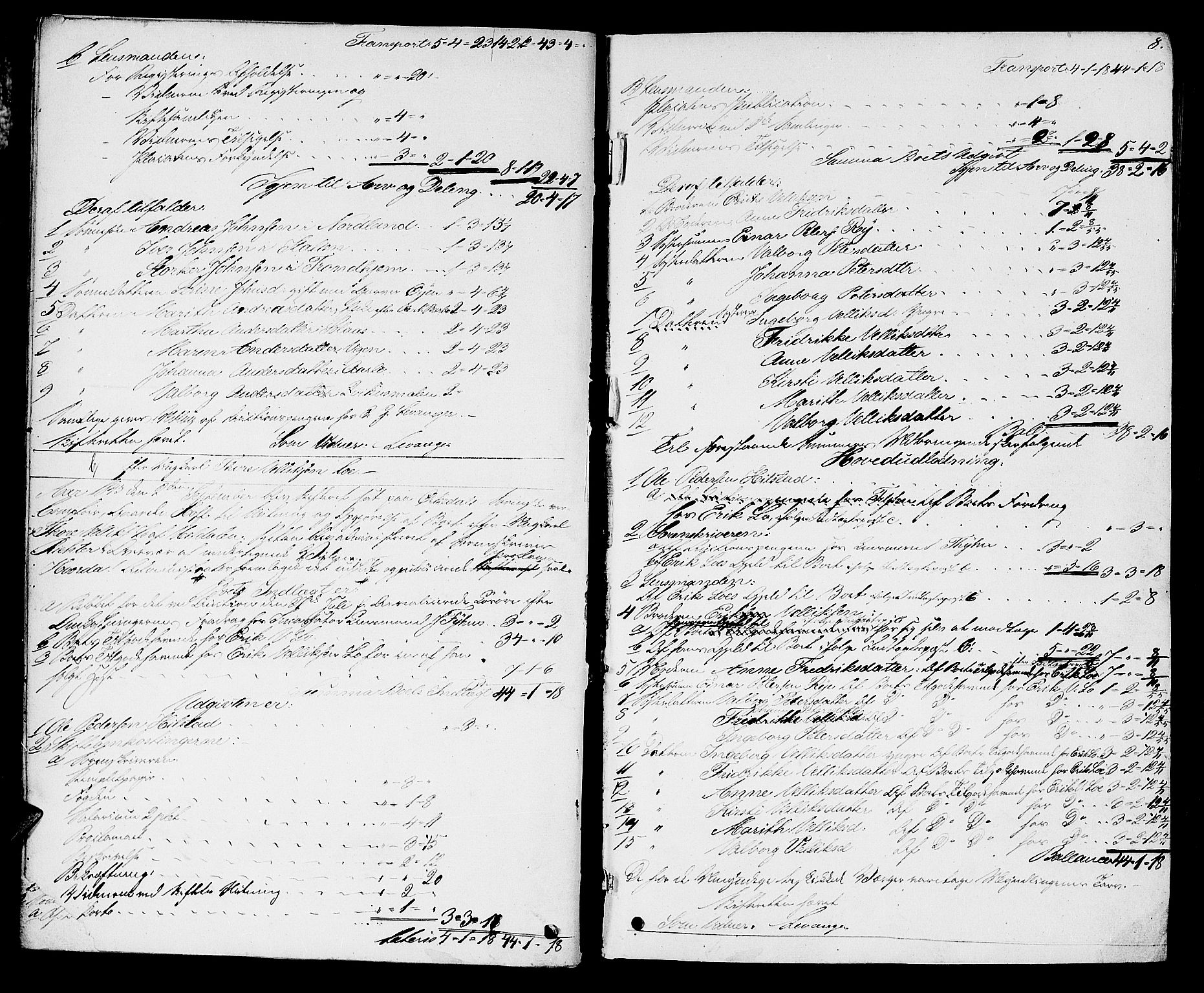 Orkdal sorenskriveri, AV/SAT-A-4169/1/3/3Aa/L0012: Skifteprotokoller, 1845-1862, s. 8