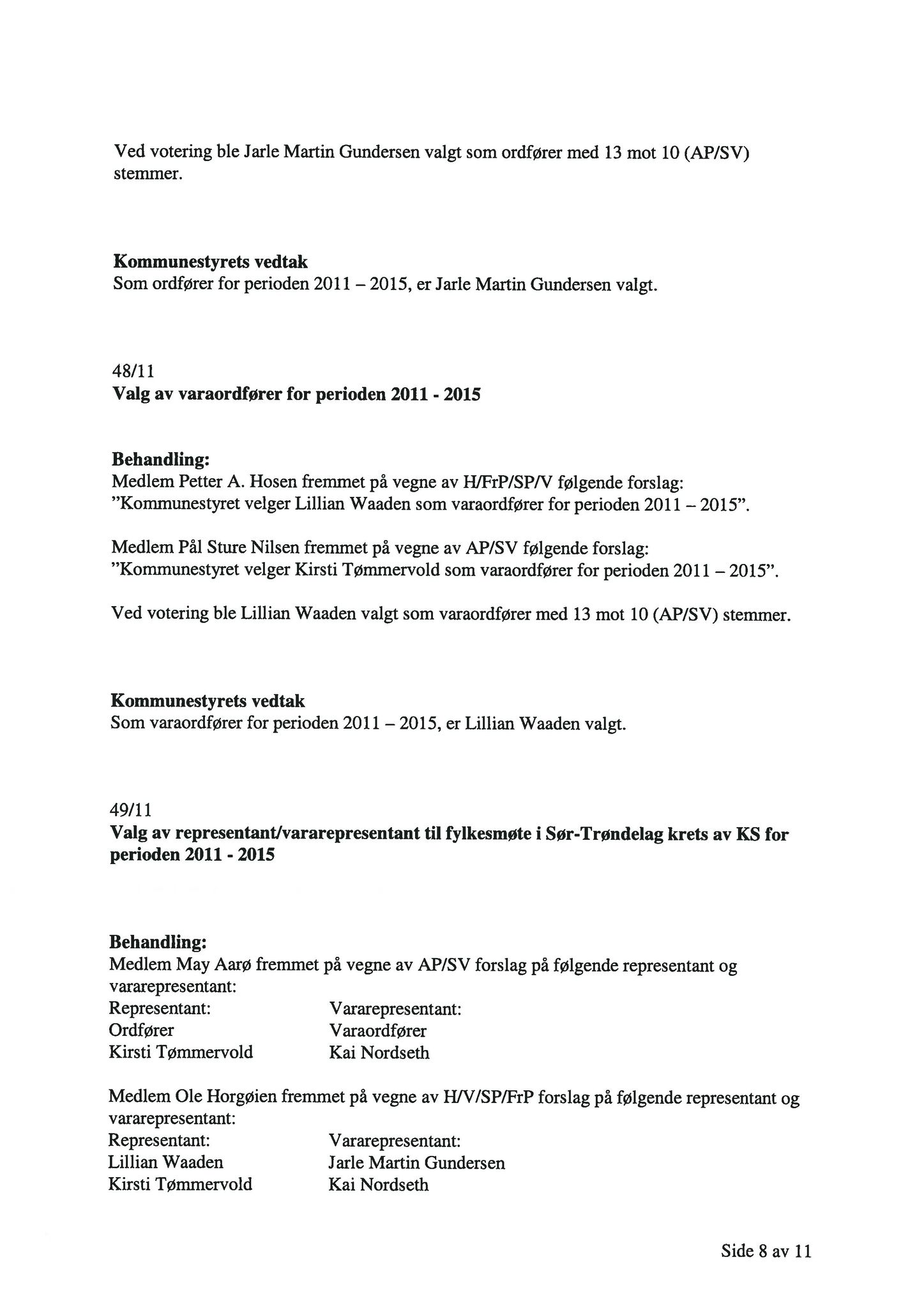 Klæbu Kommune, TRKO/KK/01-KS/L004: Kommunestyret - Møtedokumenter, 2011, s. 2016