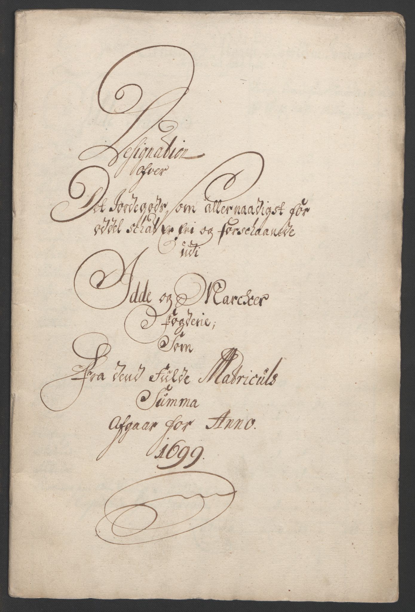 Rentekammeret inntil 1814, Reviderte regnskaper, Fogderegnskap, RA/EA-4092/R01/L0014: Fogderegnskap Idd og Marker, 1699, s. 130