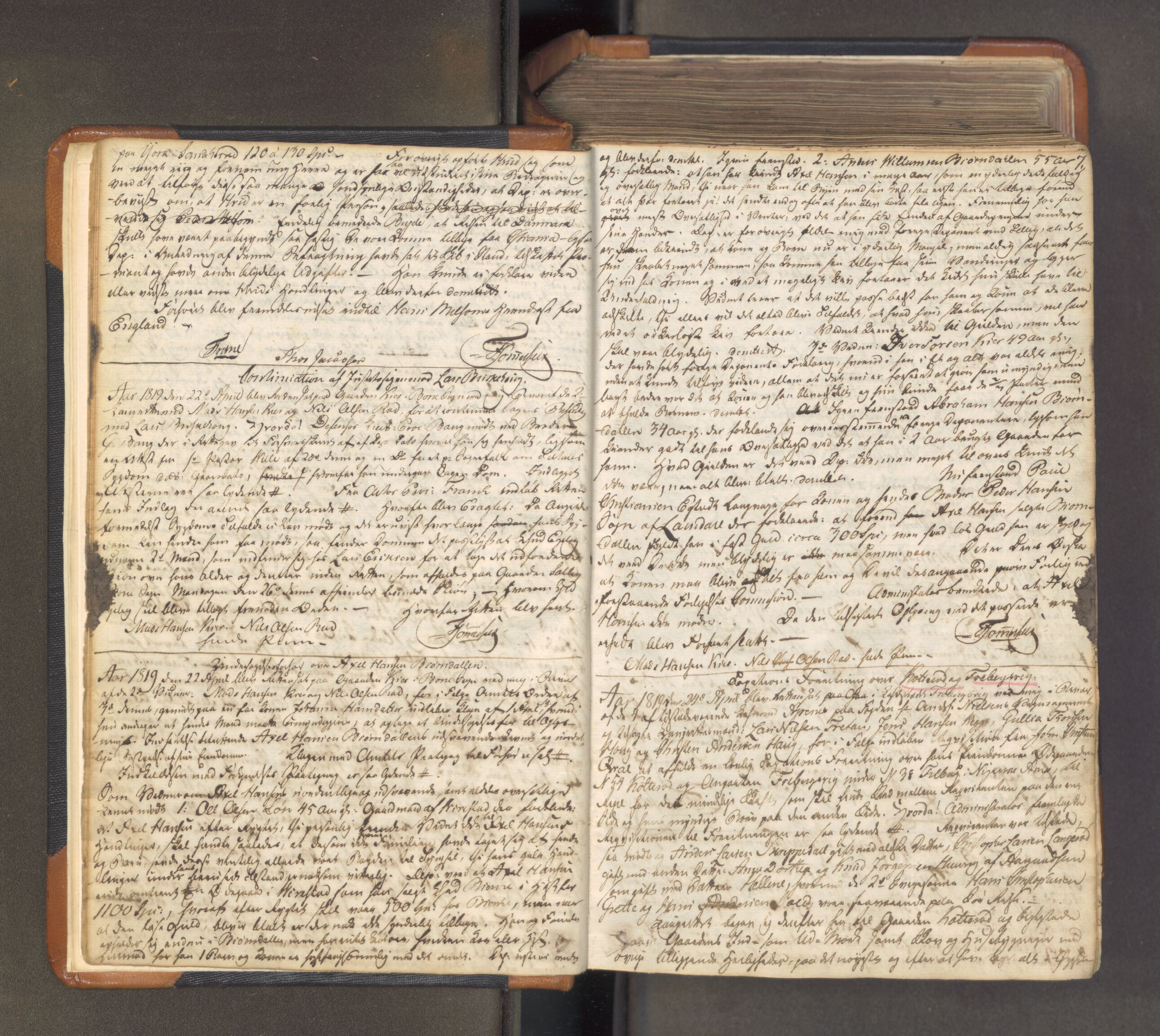 Søndre Jarlsberg sorenskriveri, AV/SAKO-A-129/F/Fa/L0029: Tingbok, 1819-1826, s. 6b-7a