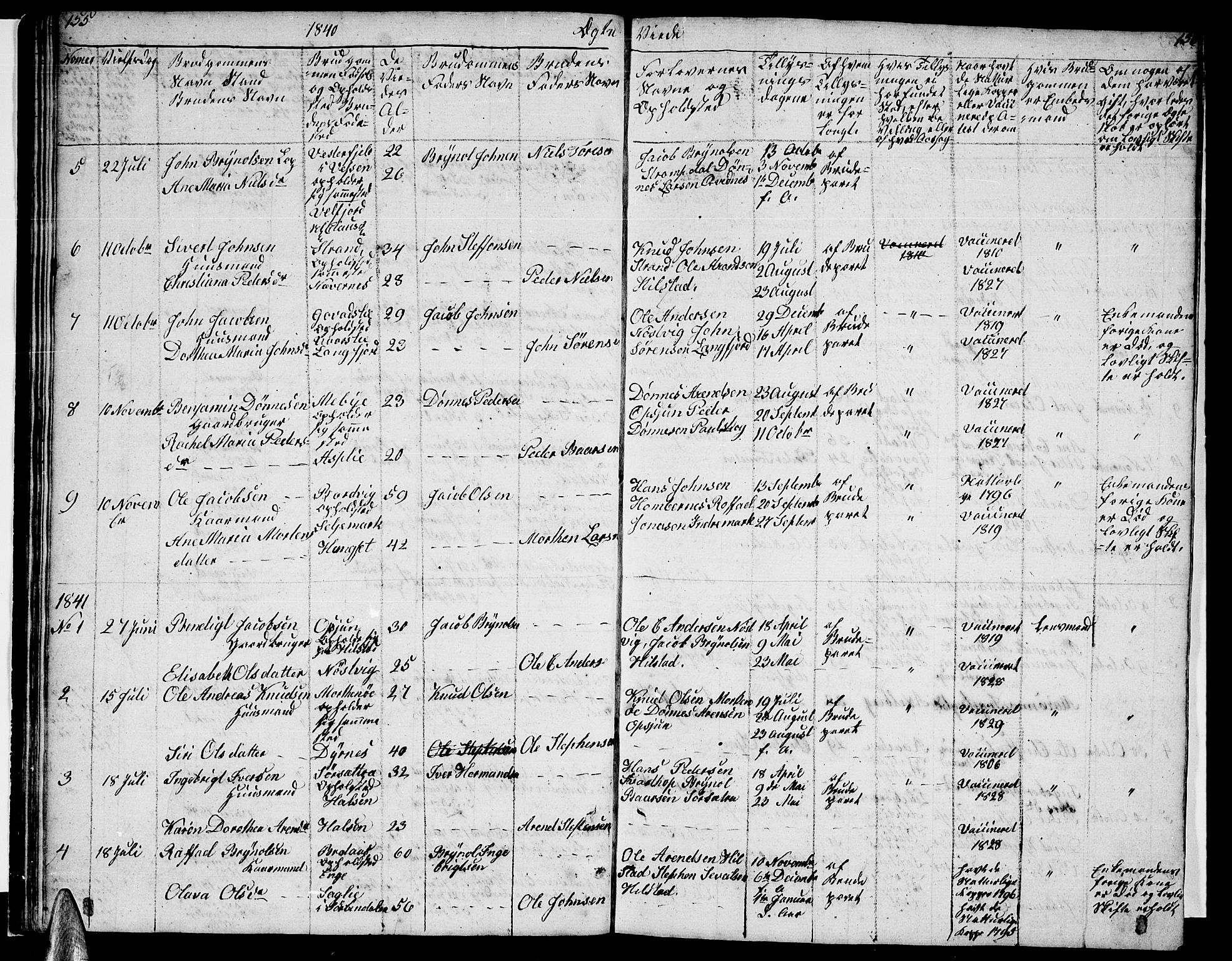 Ministerialprotokoller, klokkerbøker og fødselsregistre - Nordland, AV/SAT-A-1459/814/L0228: Klokkerbok nr. 814C01, 1838-1858, s. 155-156