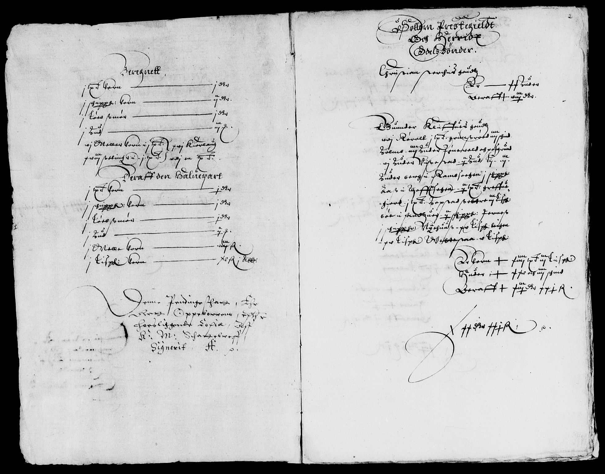 Rentekammeret inntil 1814, Reviderte regnskaper, Lensregnskaper, AV/RA-EA-5023/R/Rb/Rbp/L0016: Bratsberg len, 1632-1634
