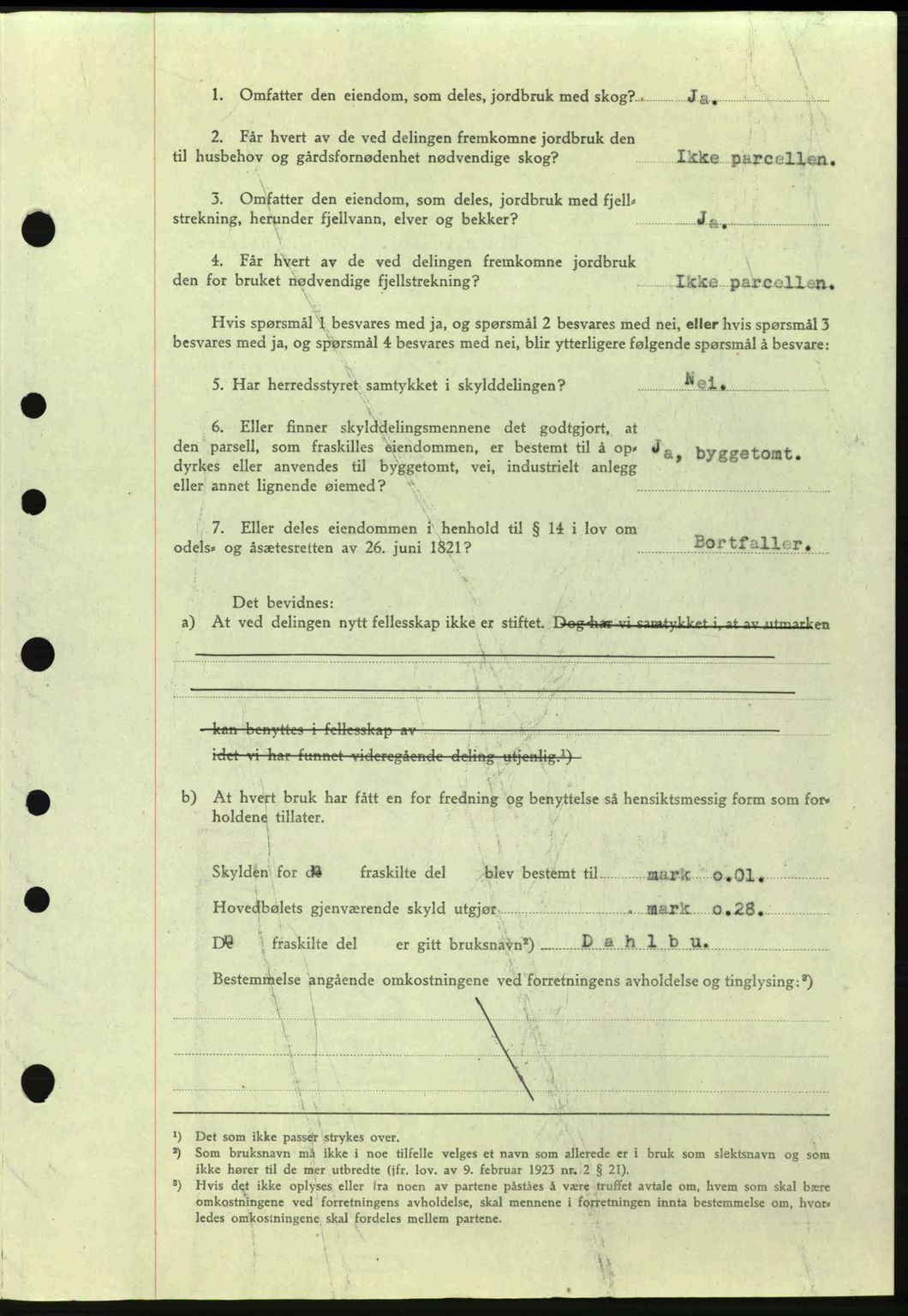 Sør-Gudbrandsdal tingrett, SAH/TING-004/H/Hb/Hbd/L0014: Pantebok nr. A14, 1944-1945, Dagboknr: 45/1945