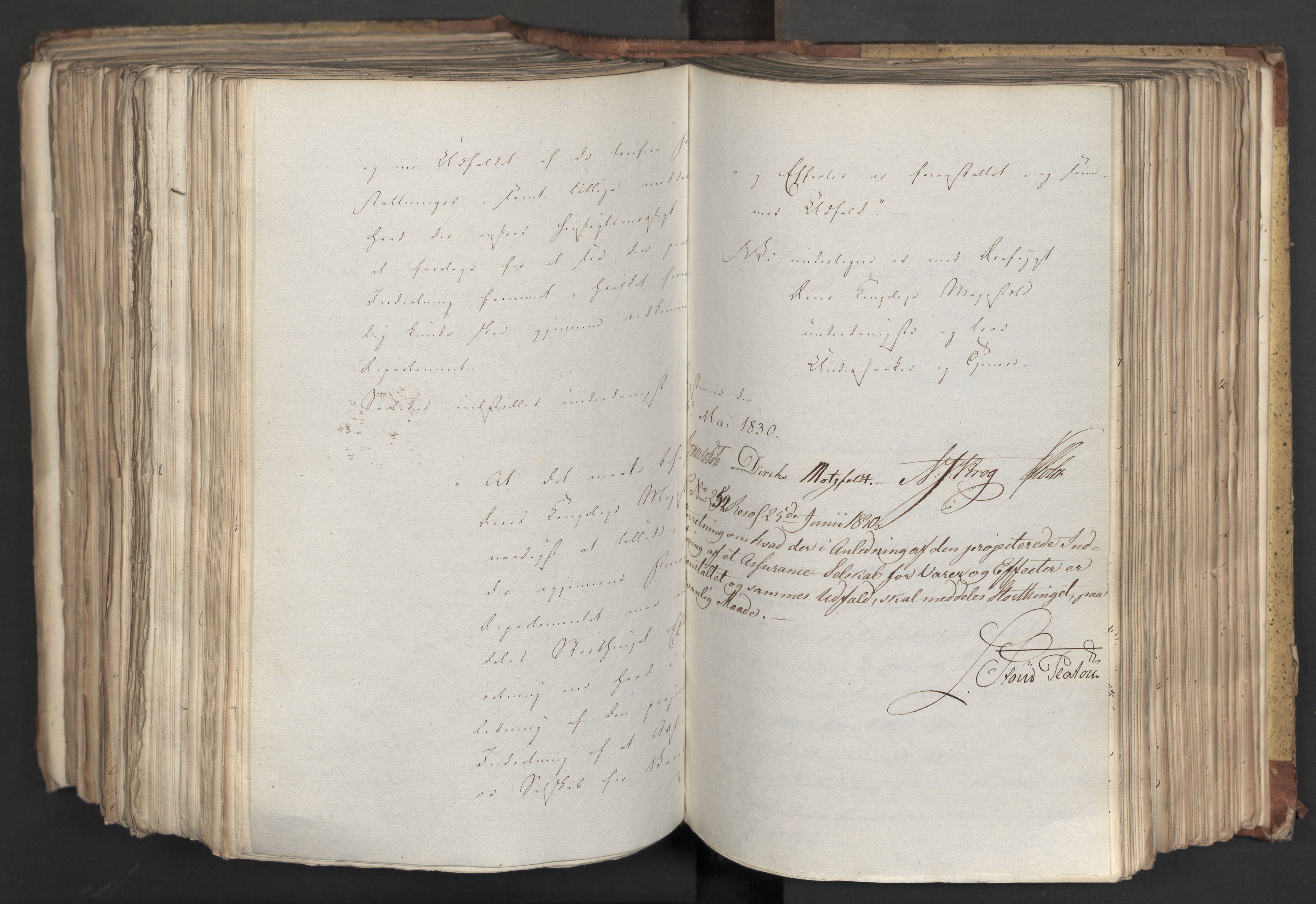 Statsrådsavdelingen i Stockholm, AV/RA-S-1003/D/Da/L0065: Regjeringsinnstillinger nr. 1-239, 1830, s. 648