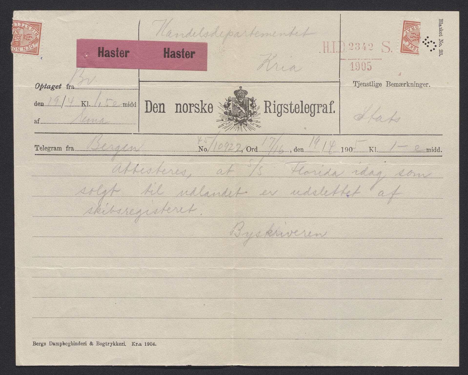 Sjøfartsdirektoratet med forløpere, skipsmapper slettede skip, AV/RA-S-4998/F/Fa/L0354: --, 1876-1933, s. 392