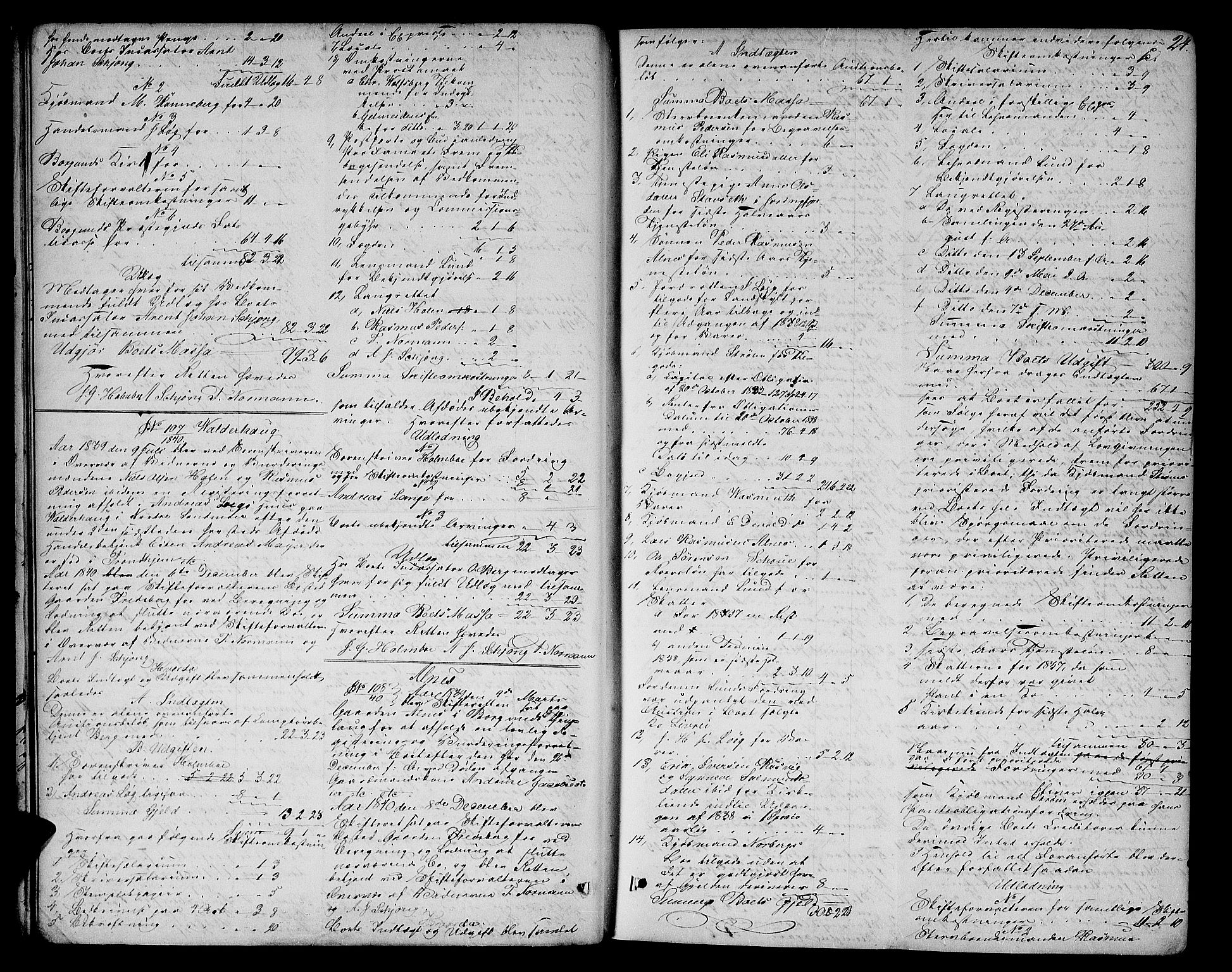 Nordre Sunnmøre sorenskriveri, AV/SAT-A-0006/1/3/3A/L0019: Skifteprotokoll 12, 1840-1853, s. 24