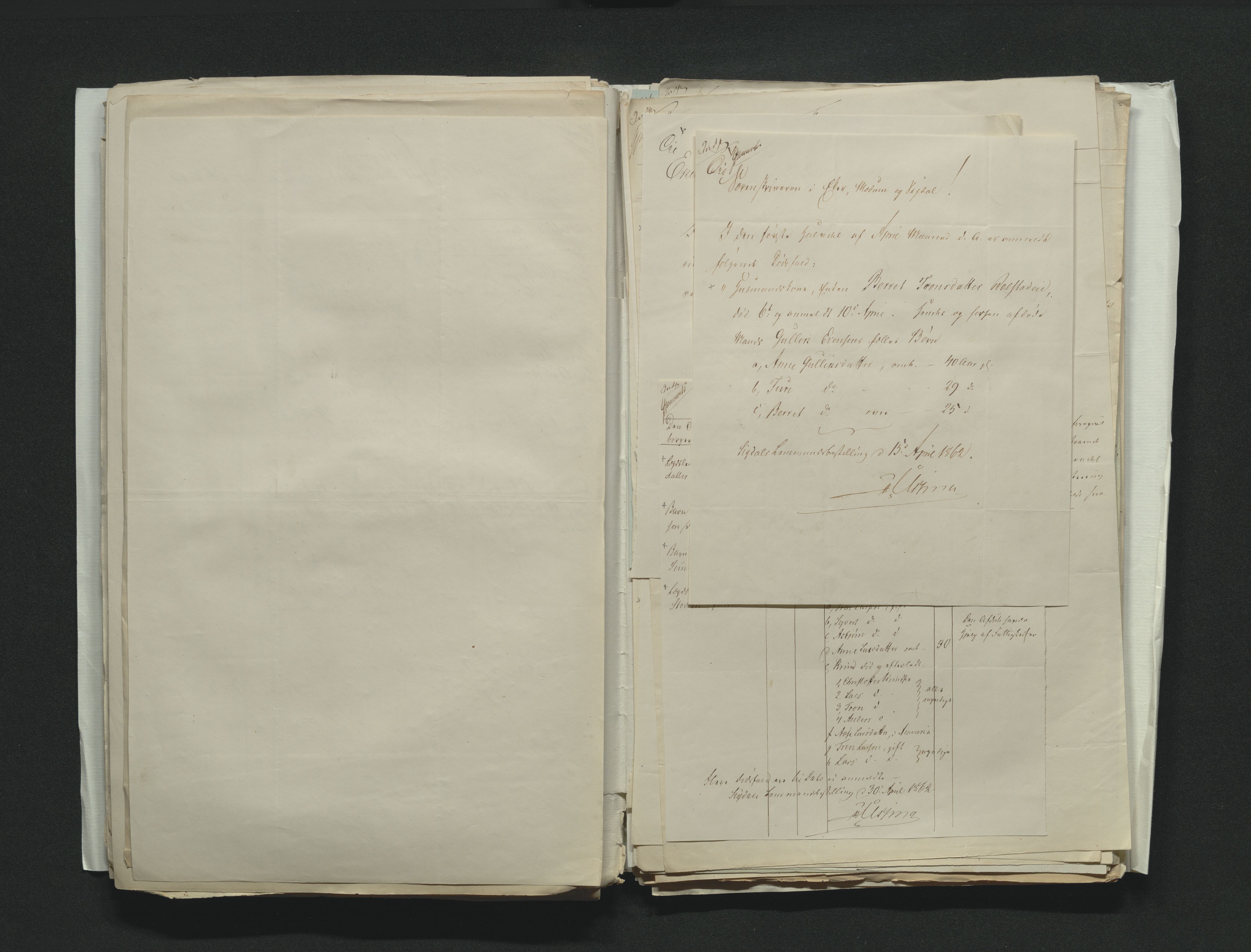 Eiker, Modum og Sigdal sorenskriveri, AV/SAKO-A-123/H/Ha/Hab/L0011: Dødsfallsmeldinger, 1862-1865, s. 97