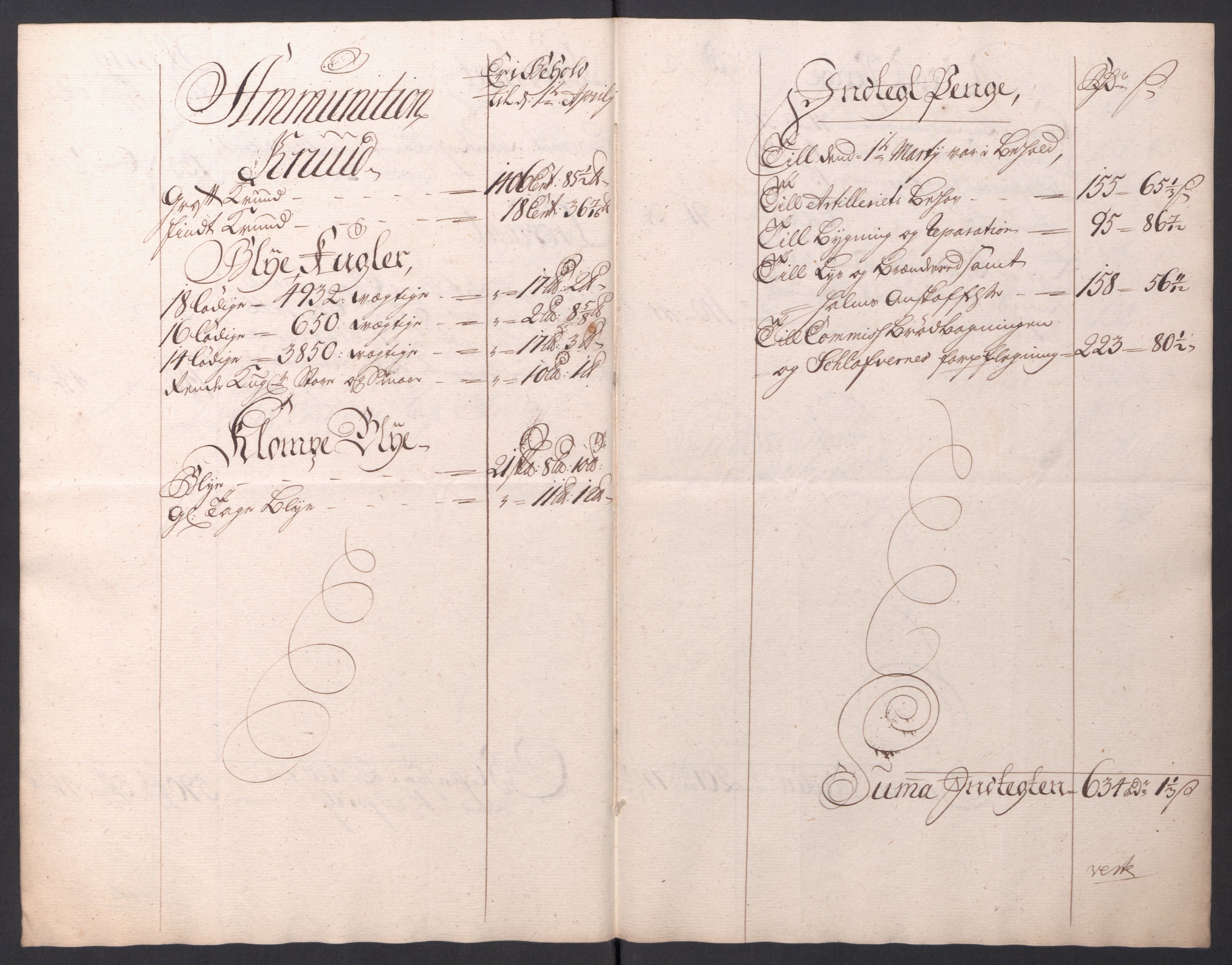 Kommanderende general (KG I) med Det norske krigsdirektorium, AV/RA-EA-5419/D/L0154: Fredriksten festning: Brev, inventarfortegnelser og regnskapsekstrakter, 1730-1739, s. 231