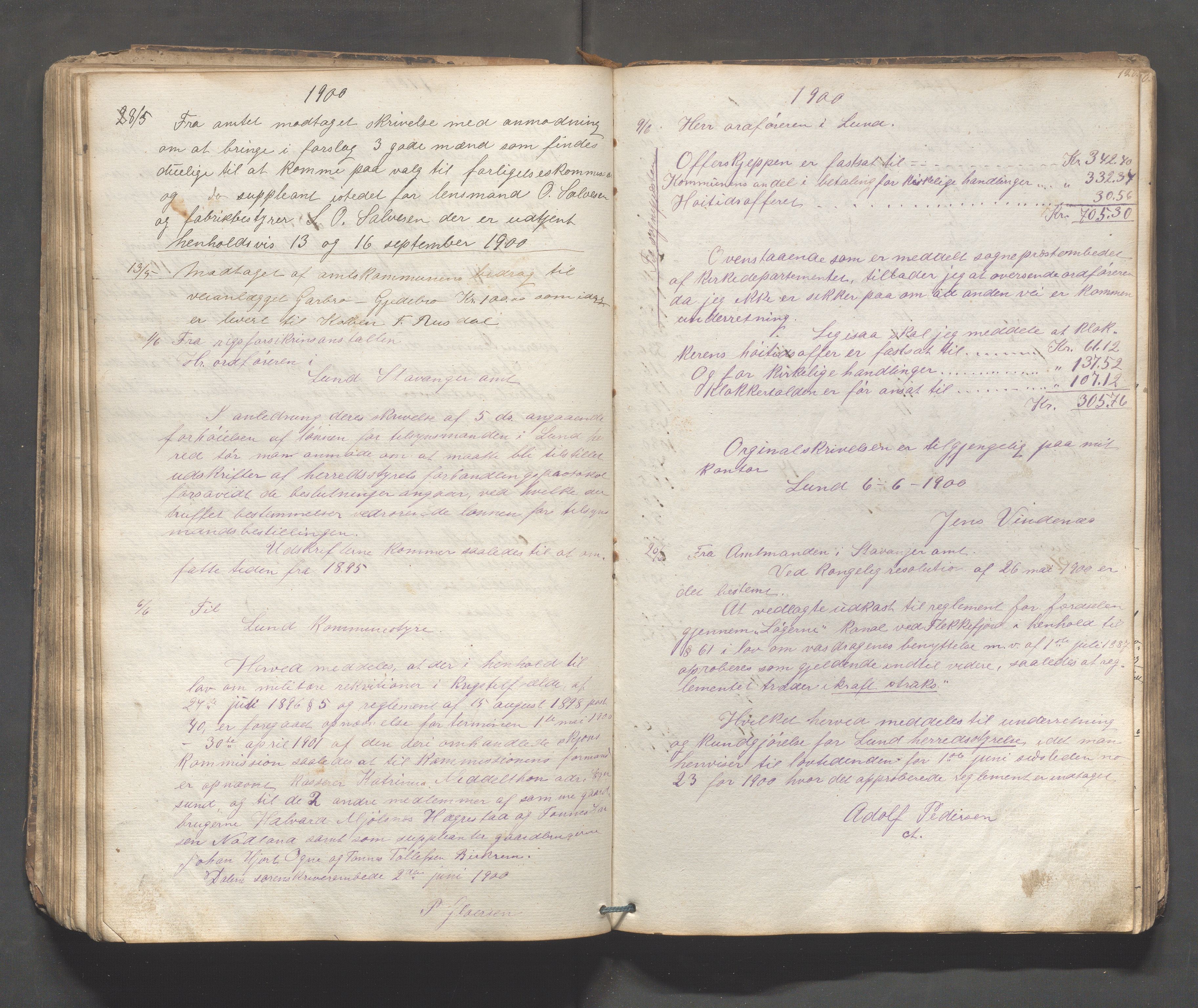 Lund kommune - Formannskapet/Formannskapskontoret, IKAR/K-101761/C/Ca/L0001: Journal, 1837-1921, s. 128