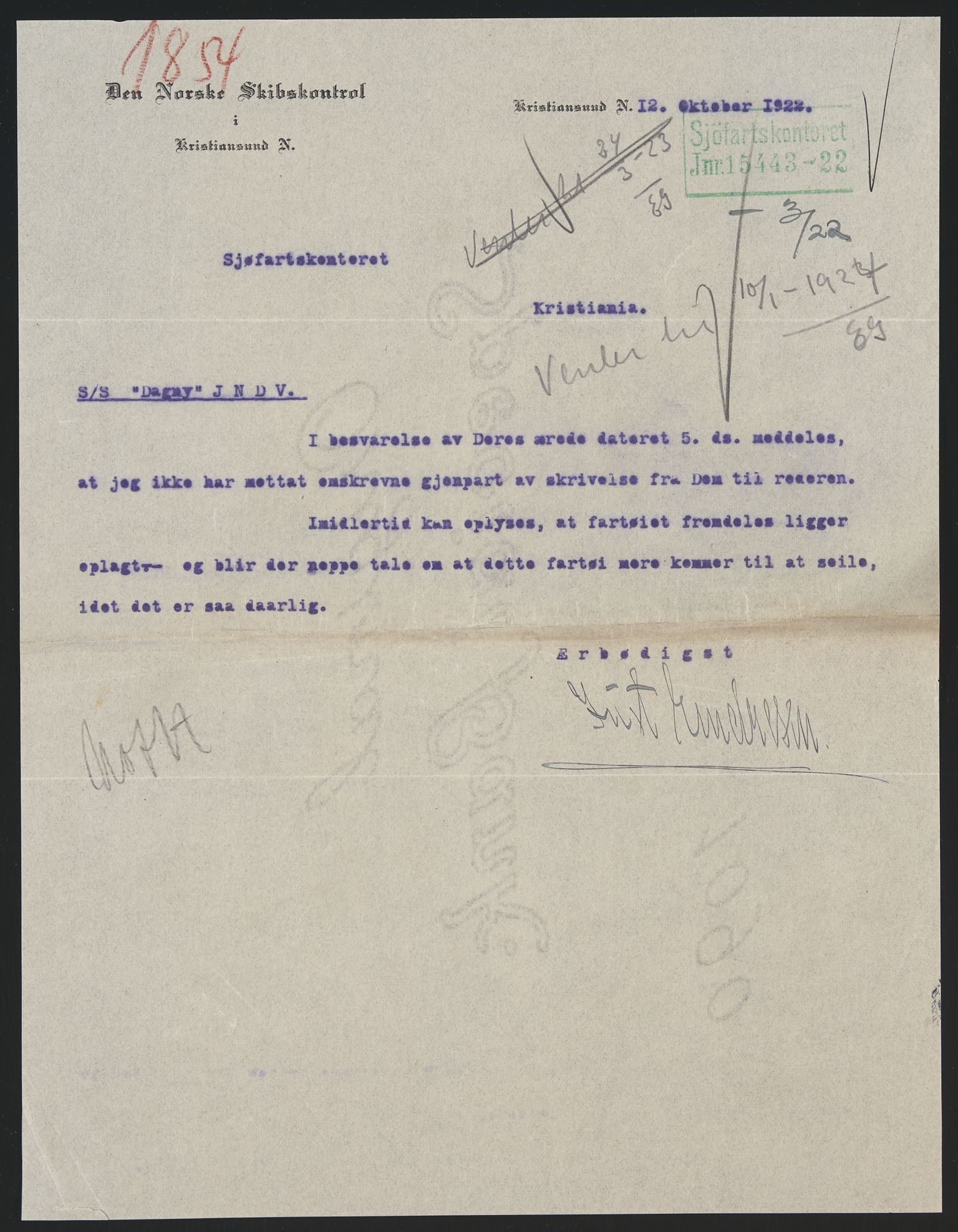 Sjøfartsdirektoratet med forløpere, skipsmapper slettede skip, AV/RA-S-4998/F/Fa/L0227: --, 1839-1927, s. 5