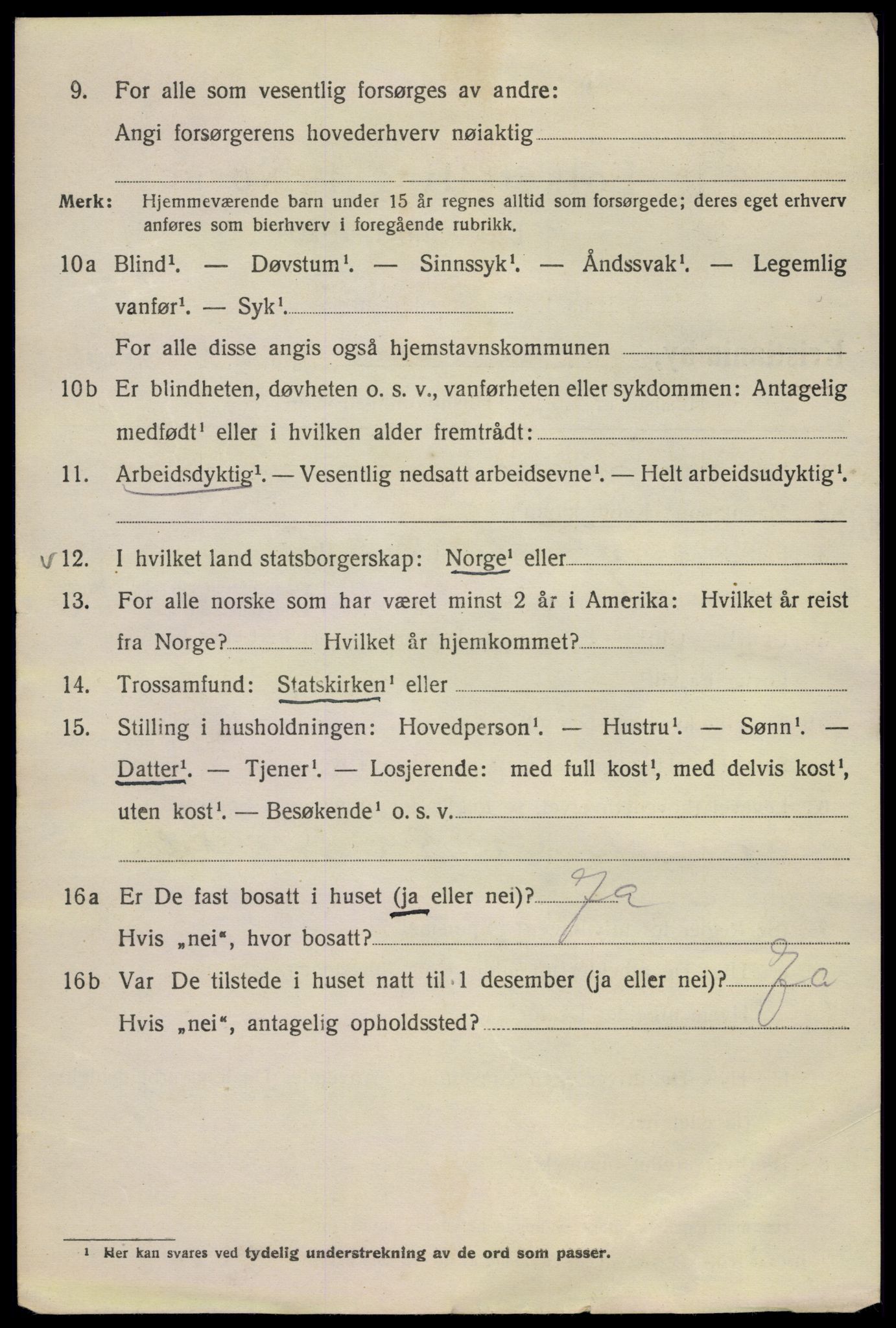 SAO, Folketelling 1920 for 0301 Kristiania kjøpstad, 1920, s. 307502