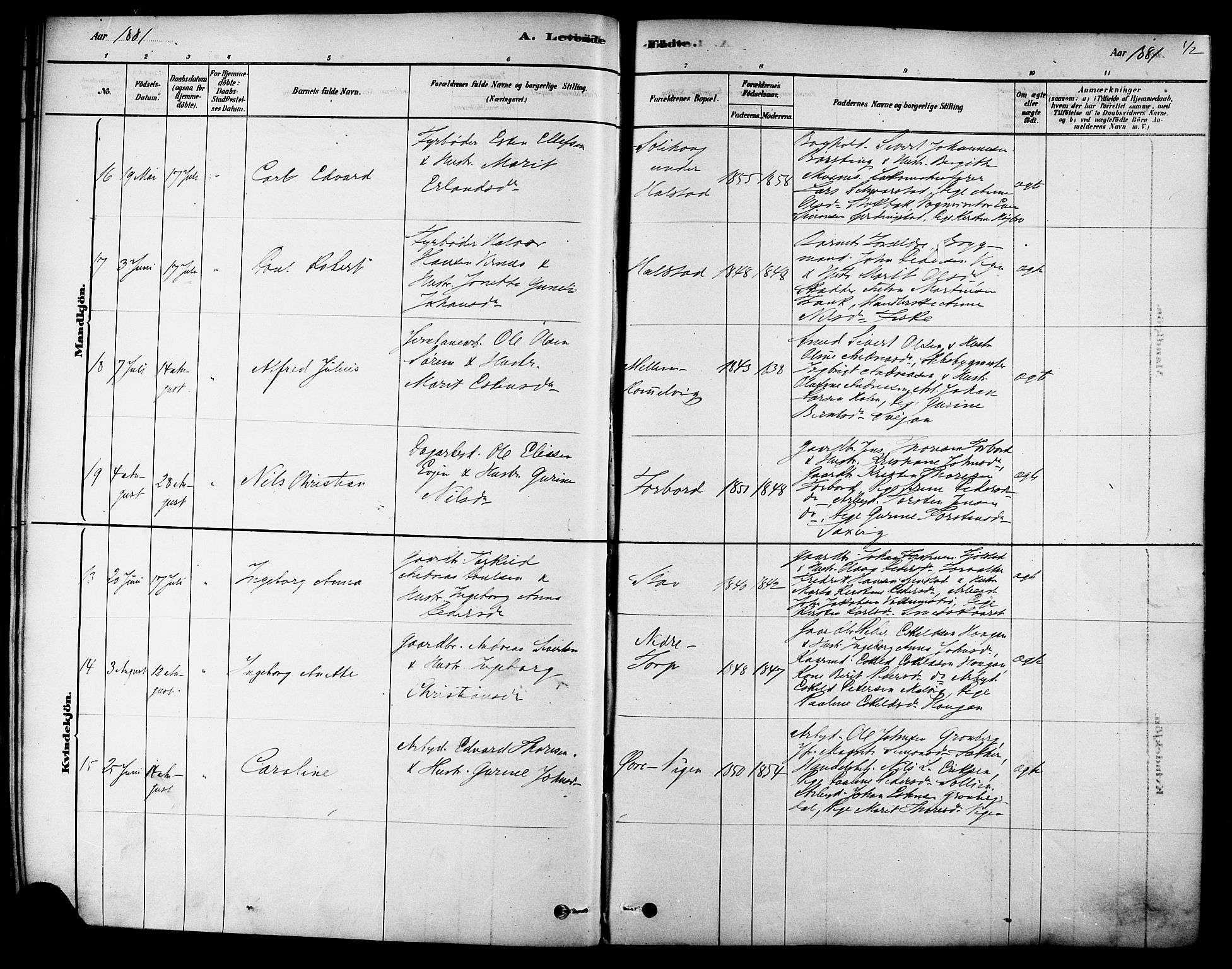 Ministerialprotokoller, klokkerbøker og fødselsregistre - Sør-Trøndelag, AV/SAT-A-1456/616/L0410: Ministerialbok nr. 616A07, 1878-1893, s. 42