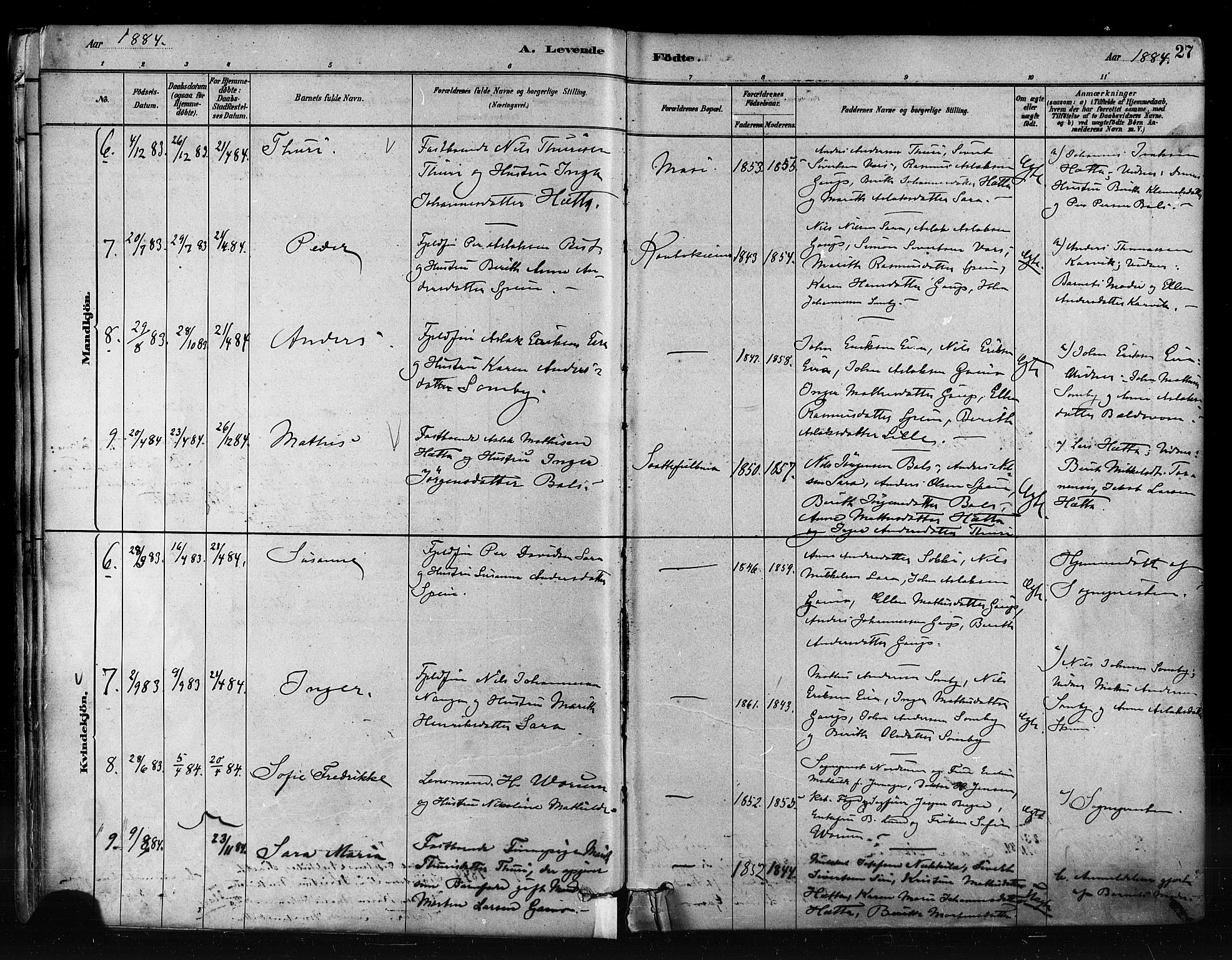 Kautokeino sokneprestembete, AV/SATØ-S-1340/H/Ha/L0004.kirke: Ministerialbok nr. 4, 1877-1896, s. 27