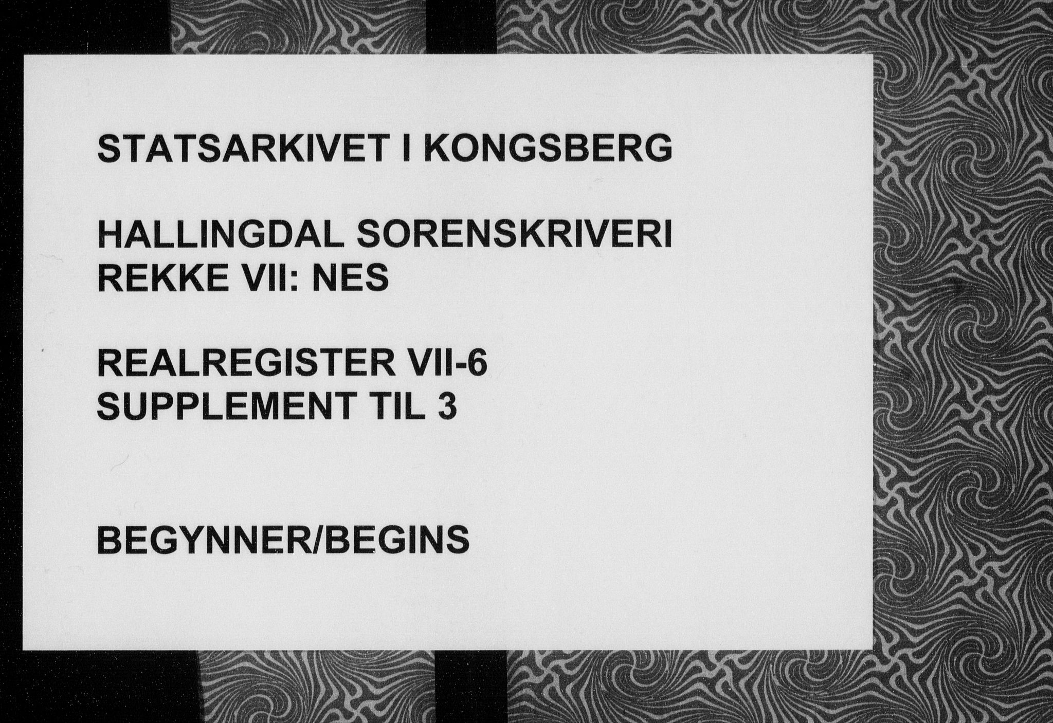 Hallingdal sorenskriveri, SAKO/A-121/G/Gb/Gbg/L0006: Panteregister nr. VII 6