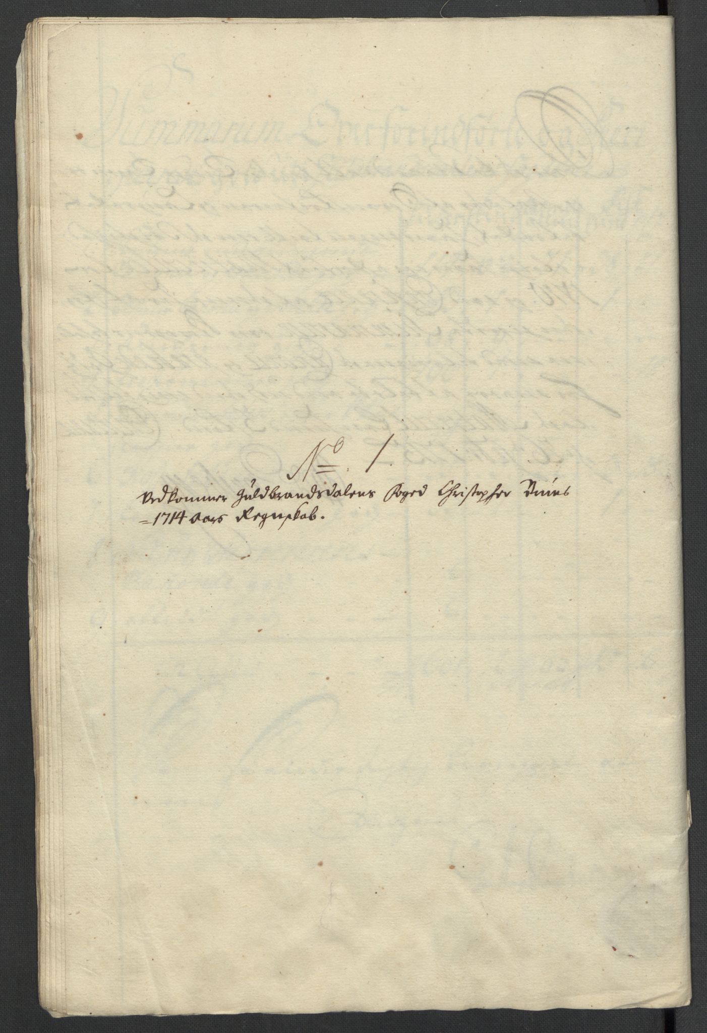 Rentekammeret inntil 1814, Reviderte regnskaper, Fogderegnskap, RA/EA-4092/R17/L1183: Fogderegnskap Gudbrandsdal, 1714, s. 31