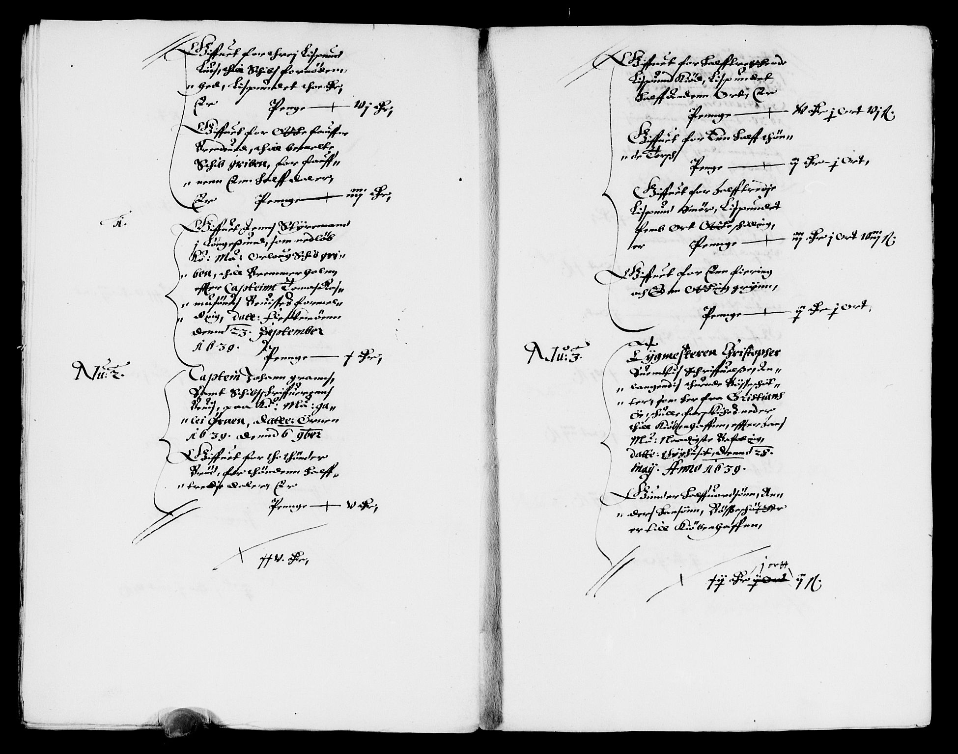 Rentekammeret inntil 1814, Reviderte regnskaper, Lensregnskaper, AV/RA-EA-5023/R/Rb/Rbq/L0028: Nedenes len. Mandals len. Råbyggelag., 1638-1640