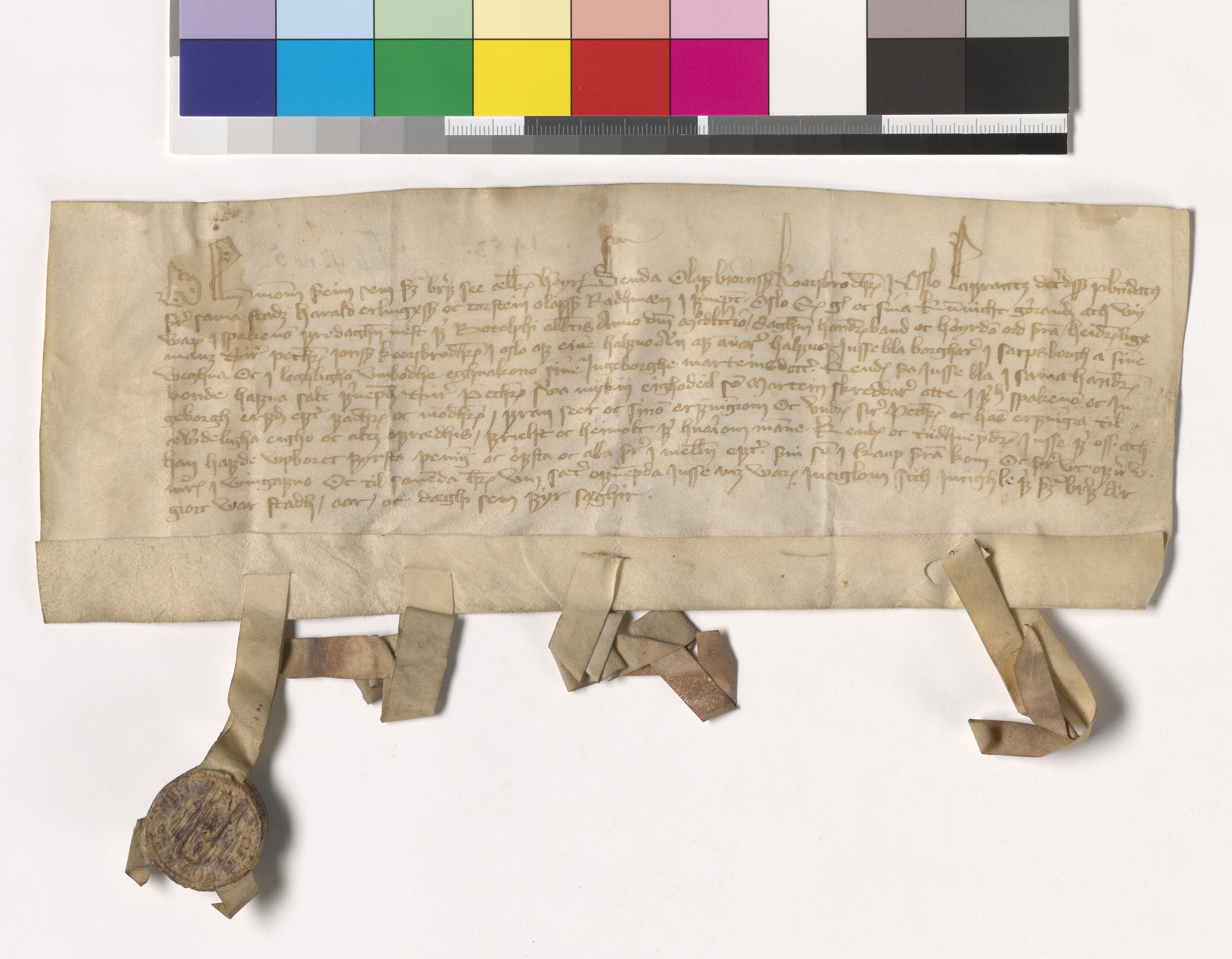 Riksarkivets diplomsamling, AV/RA-EA-5965/F05/L0222: NRA AM fasc. 92 nr. 5-9, 1453-1456, s. 2