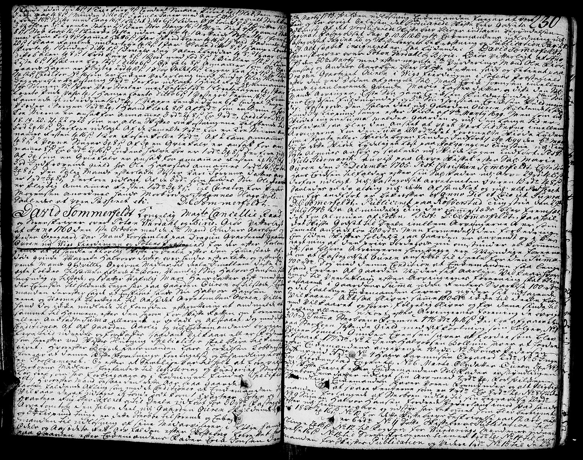 Toten tingrett, SAH/TING-006/J/Ja/L0009: Skifteprotokoll, 1756-1765, s. 229b-230a