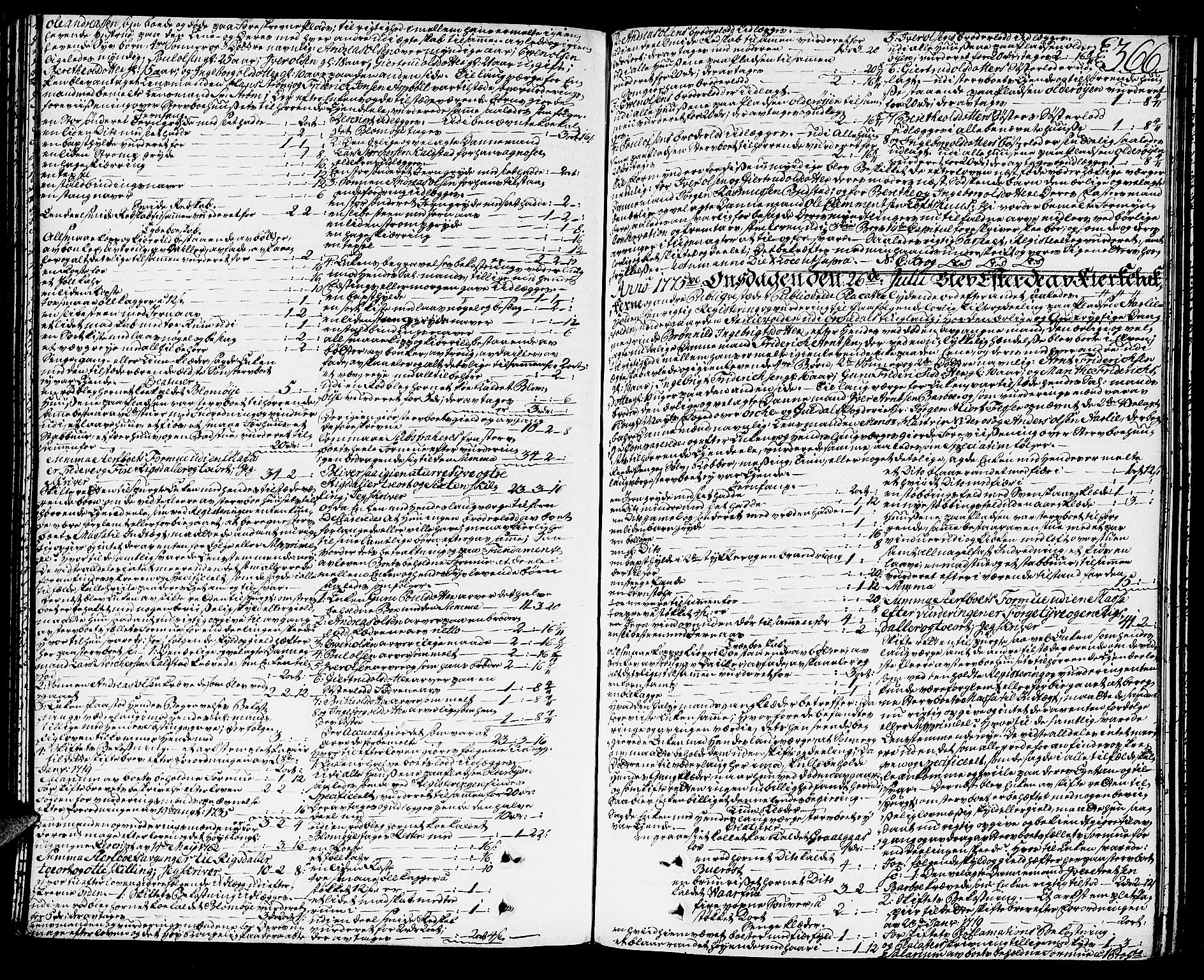 Orkdal sorenskriveri, SAT/A-4169/1/3/3Aa/L0007: Skifteprotokoller, 1767-1782, s. 365b-366a